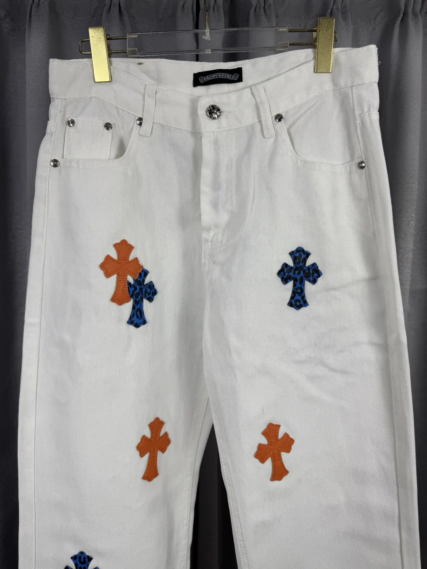 Chrome Hearts Cross Patch Remake Jeans D18019567 — view 3