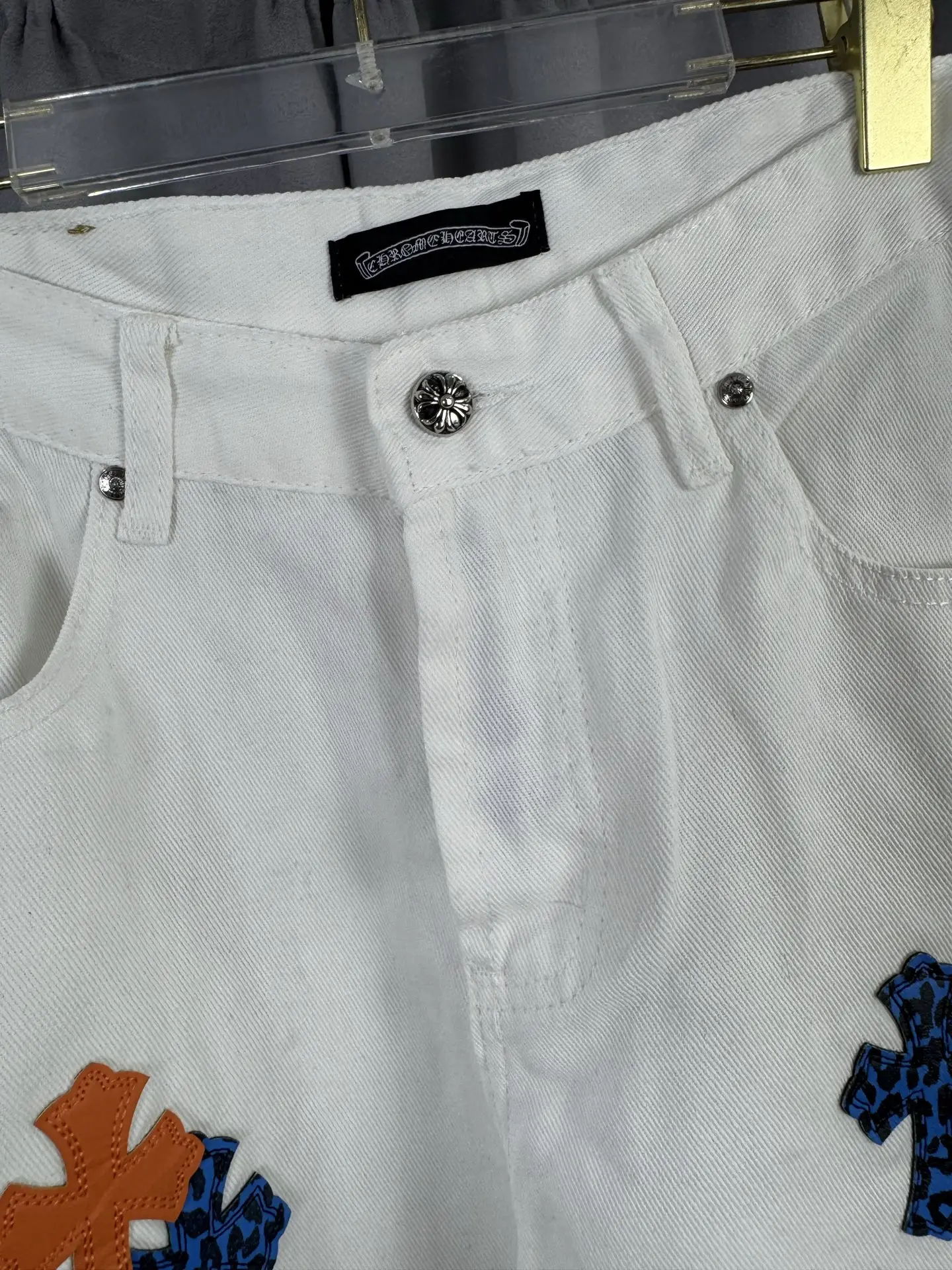Chrome Hearts Cross Patch Remake Jeans D18019567 — view 4