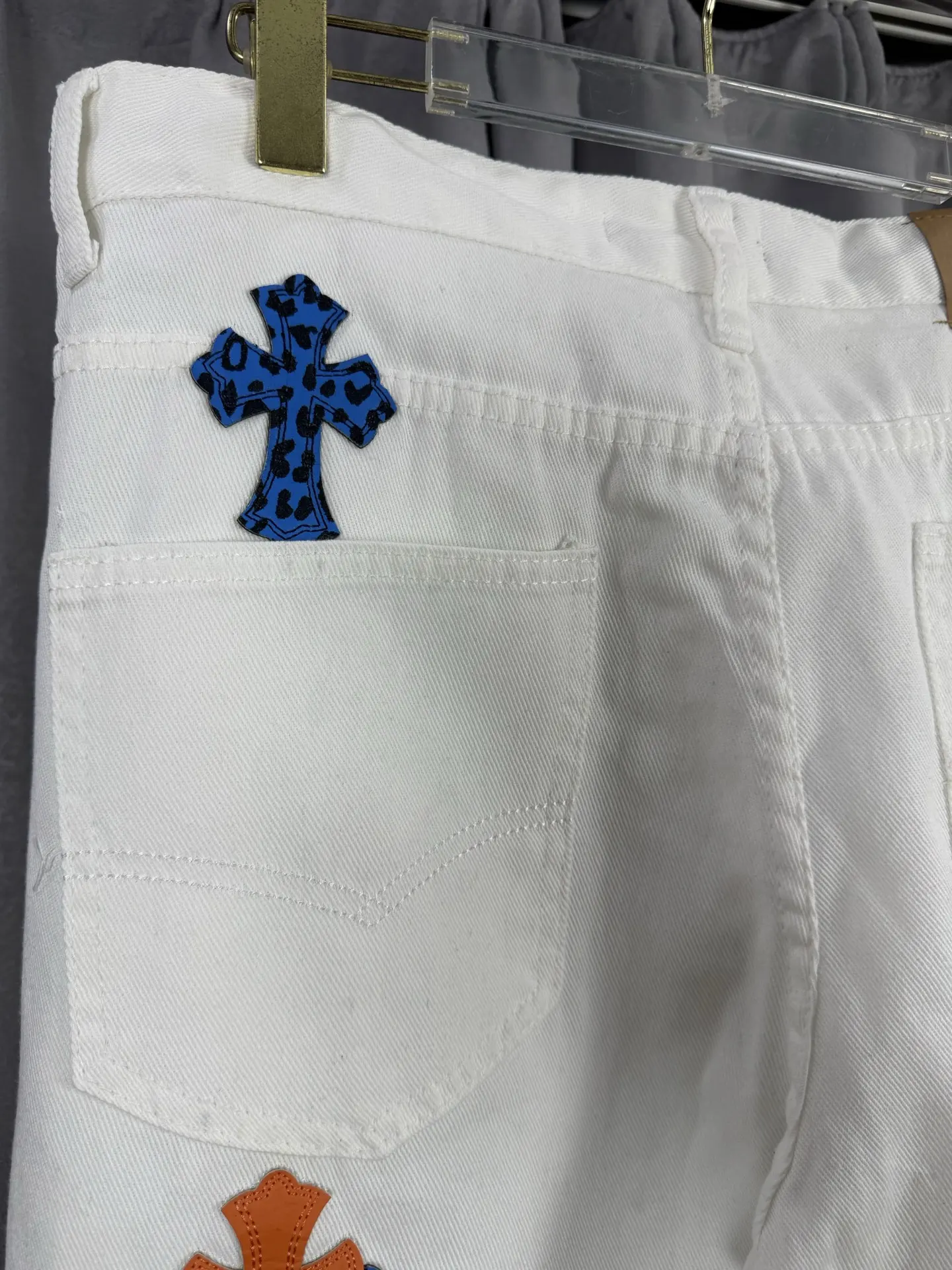 Chrome Hearts Cross Patch Remake Jeans D18019567 — view 8