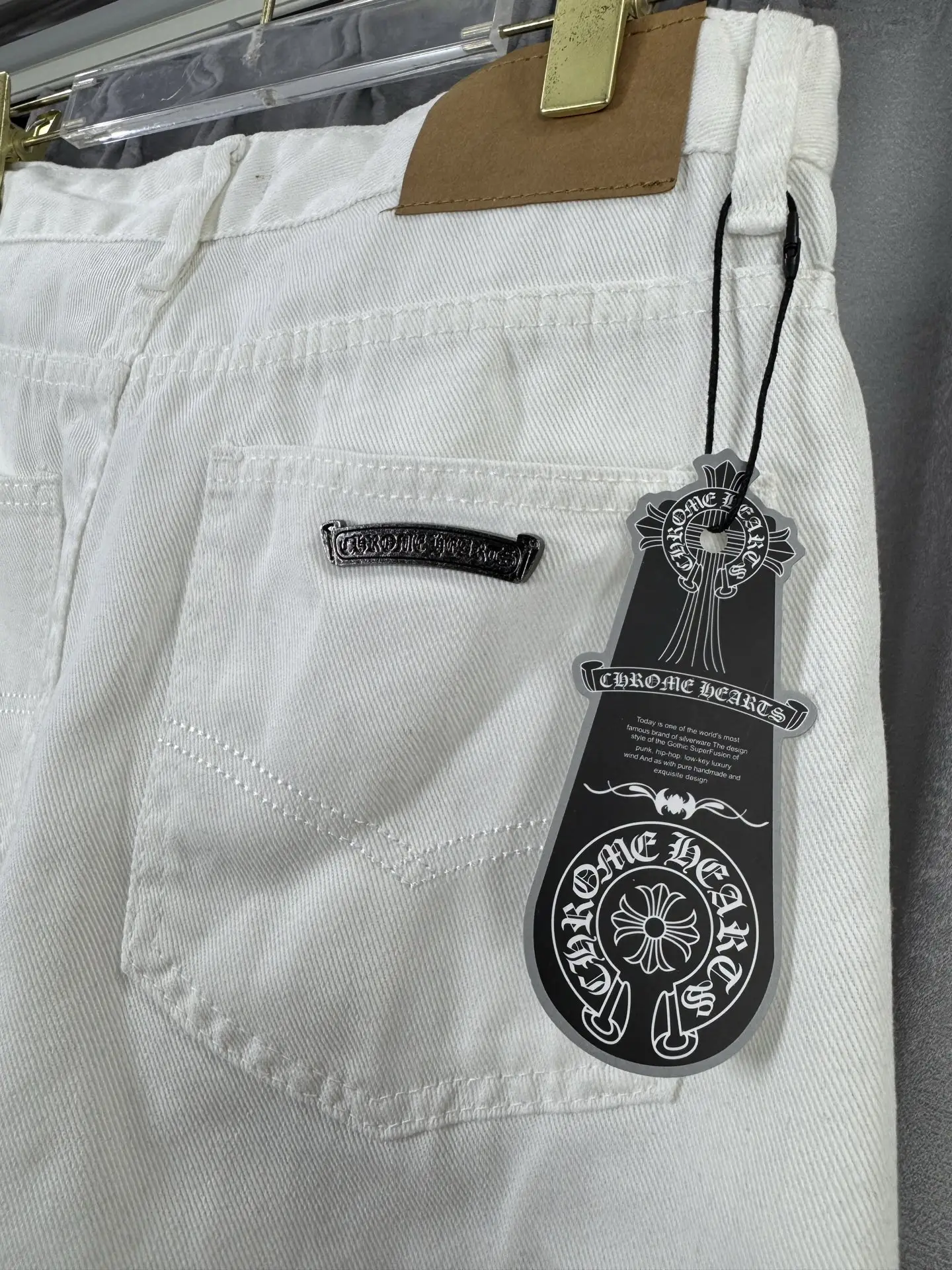 Chrome Hearts Cross Patch Remake Jeans D18019567 — view 9