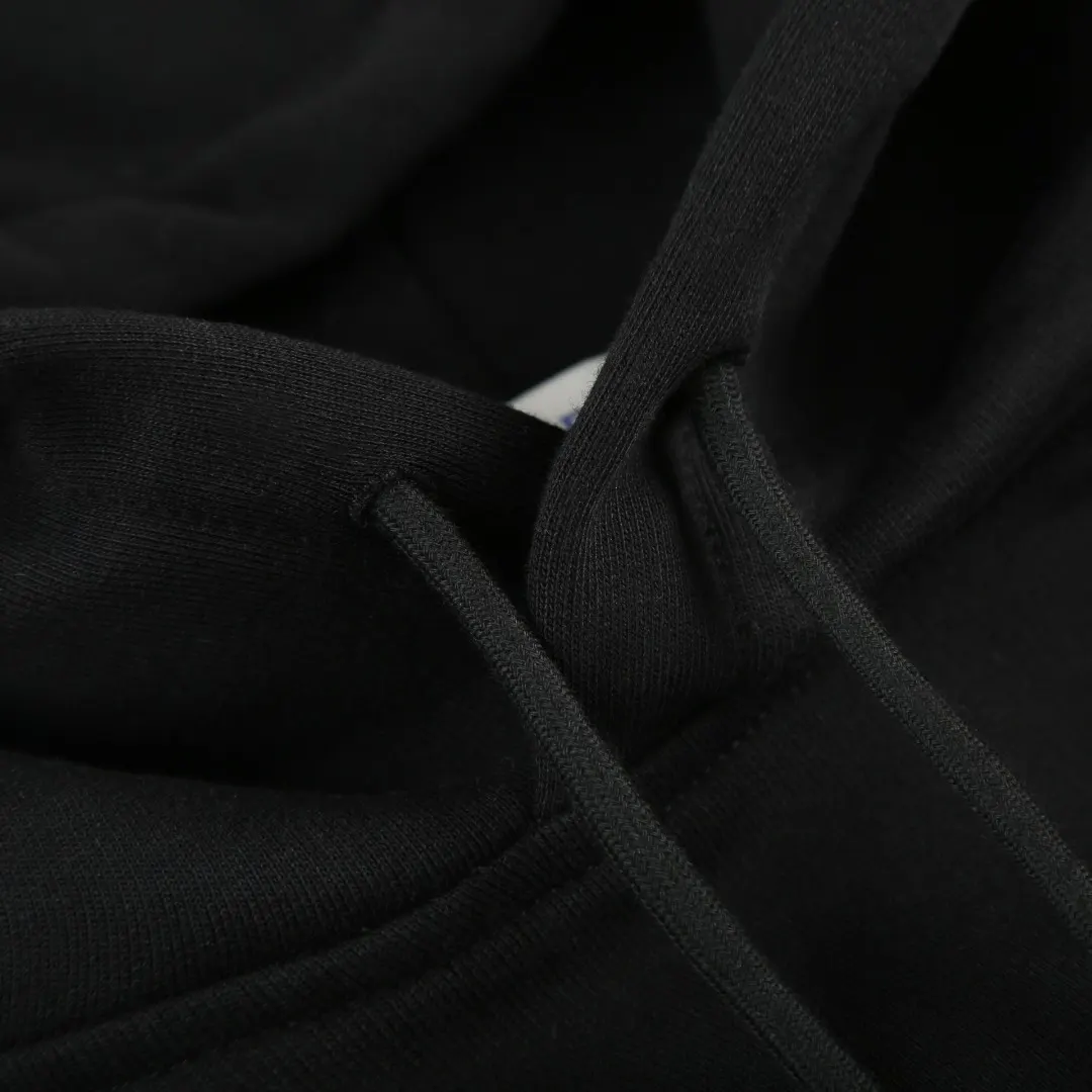 Check-Trim Cotton Blend Hoodie D18521661 — view 5