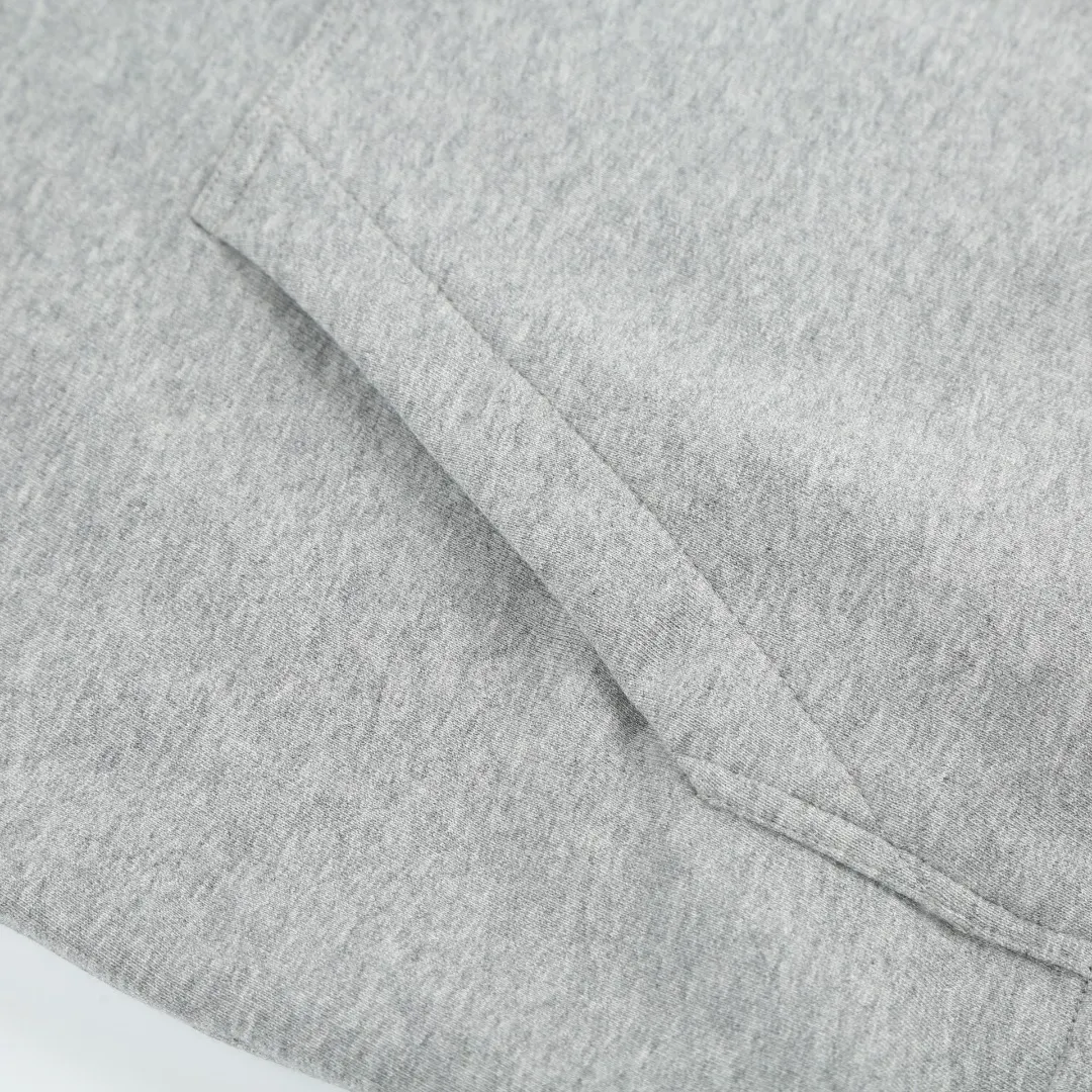 Check-Trim Cotton-Blend Jersey Hoodie D18521662 — view 9