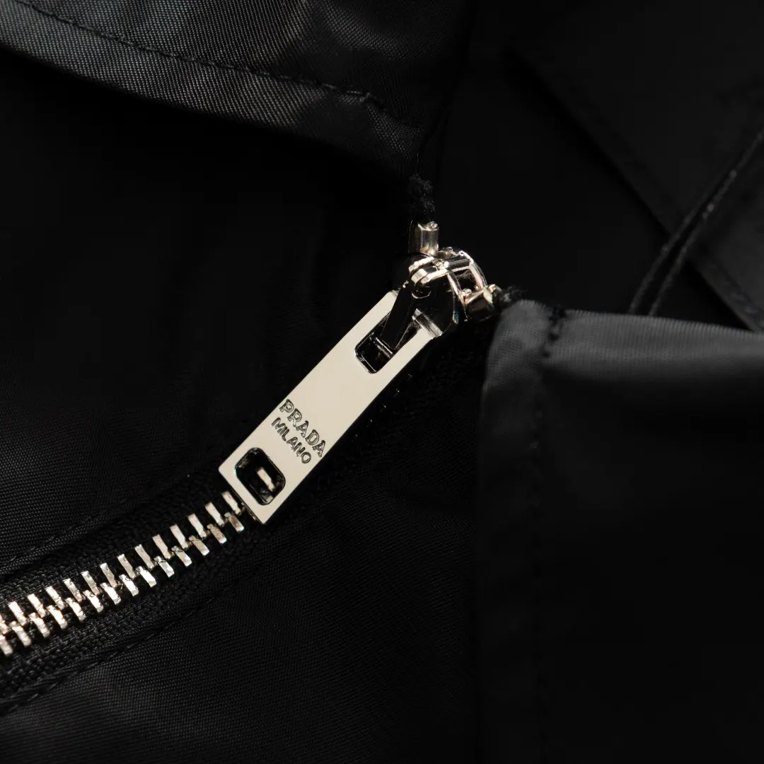 Re-Nylon Zip-Up Shirt Jacket D18521669 — view 4