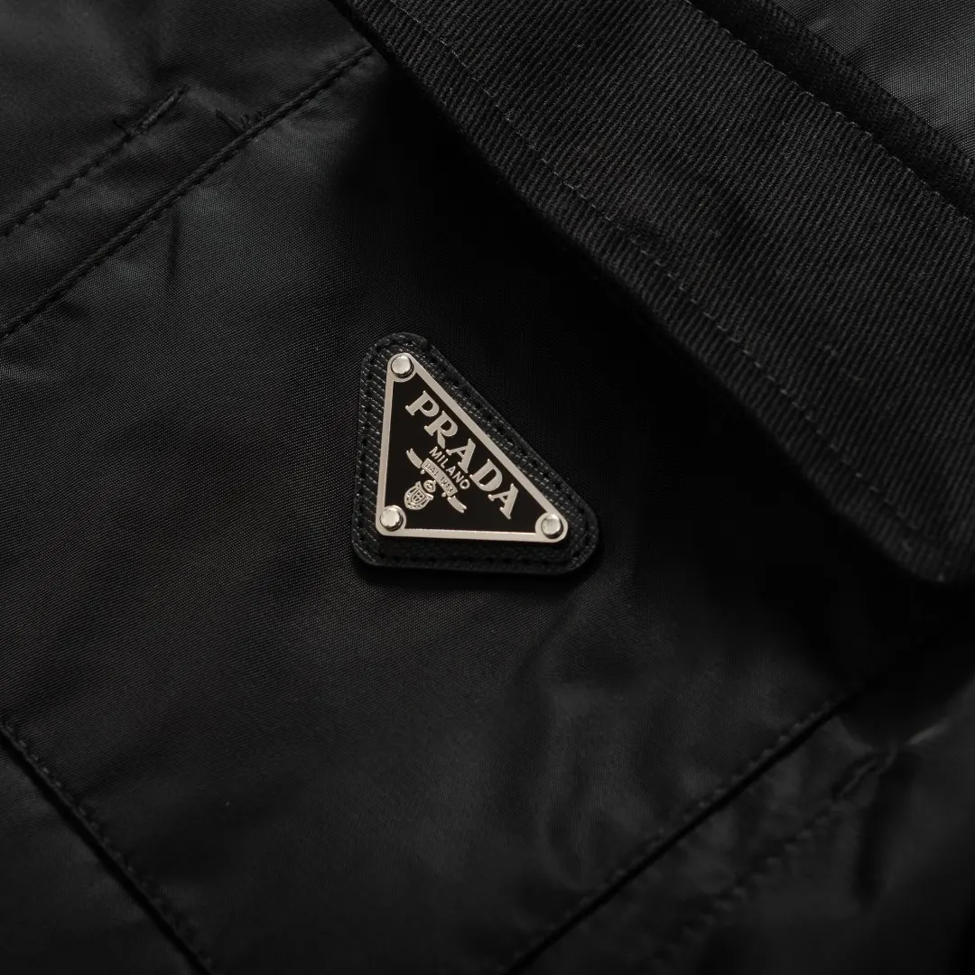 Re-Nylon Zip-Up Shirt Jacket D18521669 — view 6