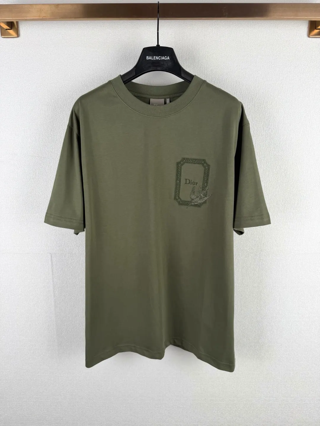 Médaillon Colibri Embroidered Cotton T-Shirt D18524931