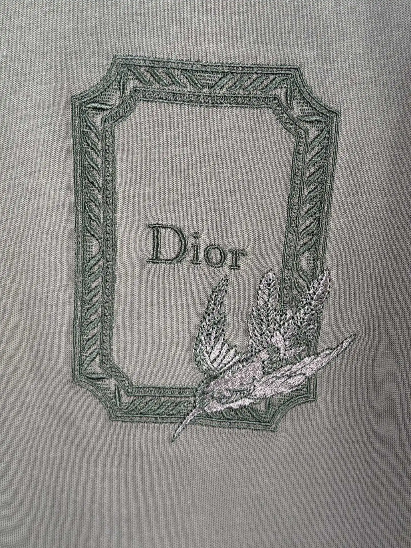 Médaillon Colibri Embroidered Cotton T-Shirt D18524931 — view 6