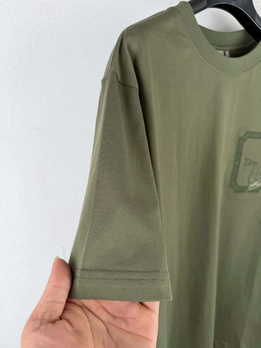Médaillon Colibri Embroidered Cotton T-Shirt D18524931 — view 7