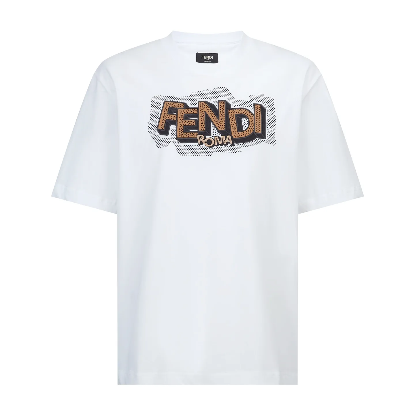 Logo Embroidered Mercersized Cotton T-Shirt D18514181