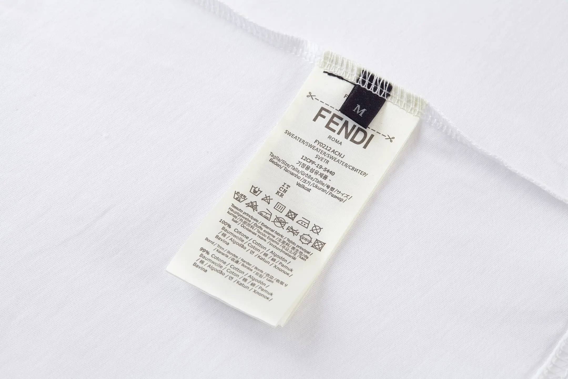 Logo Embroidered Mercersized Cotton T-Shirt D18514181 — view 9