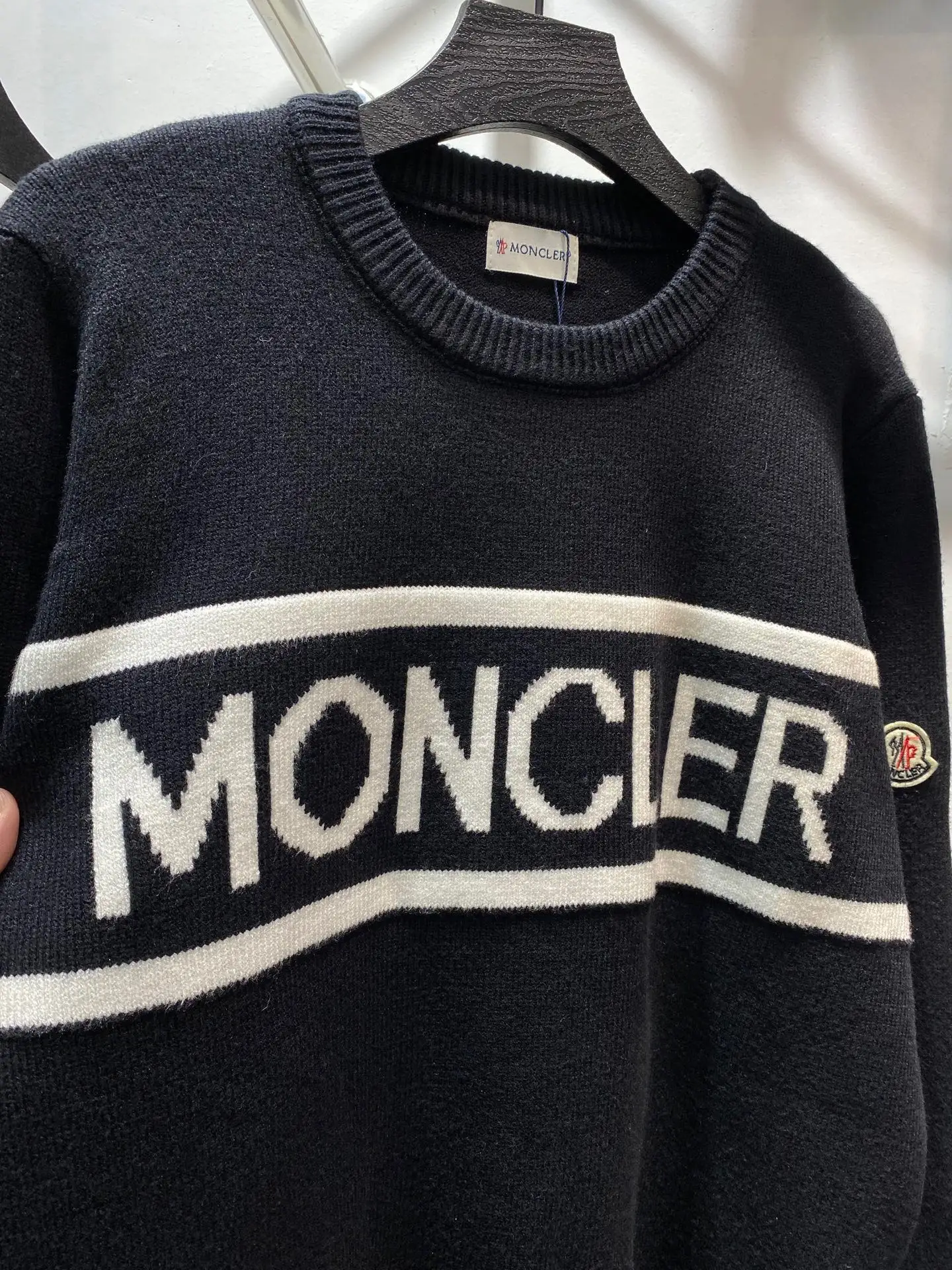 Logo-Intarsia Virgin Wool-Blend Sweater D18513841 — view 4