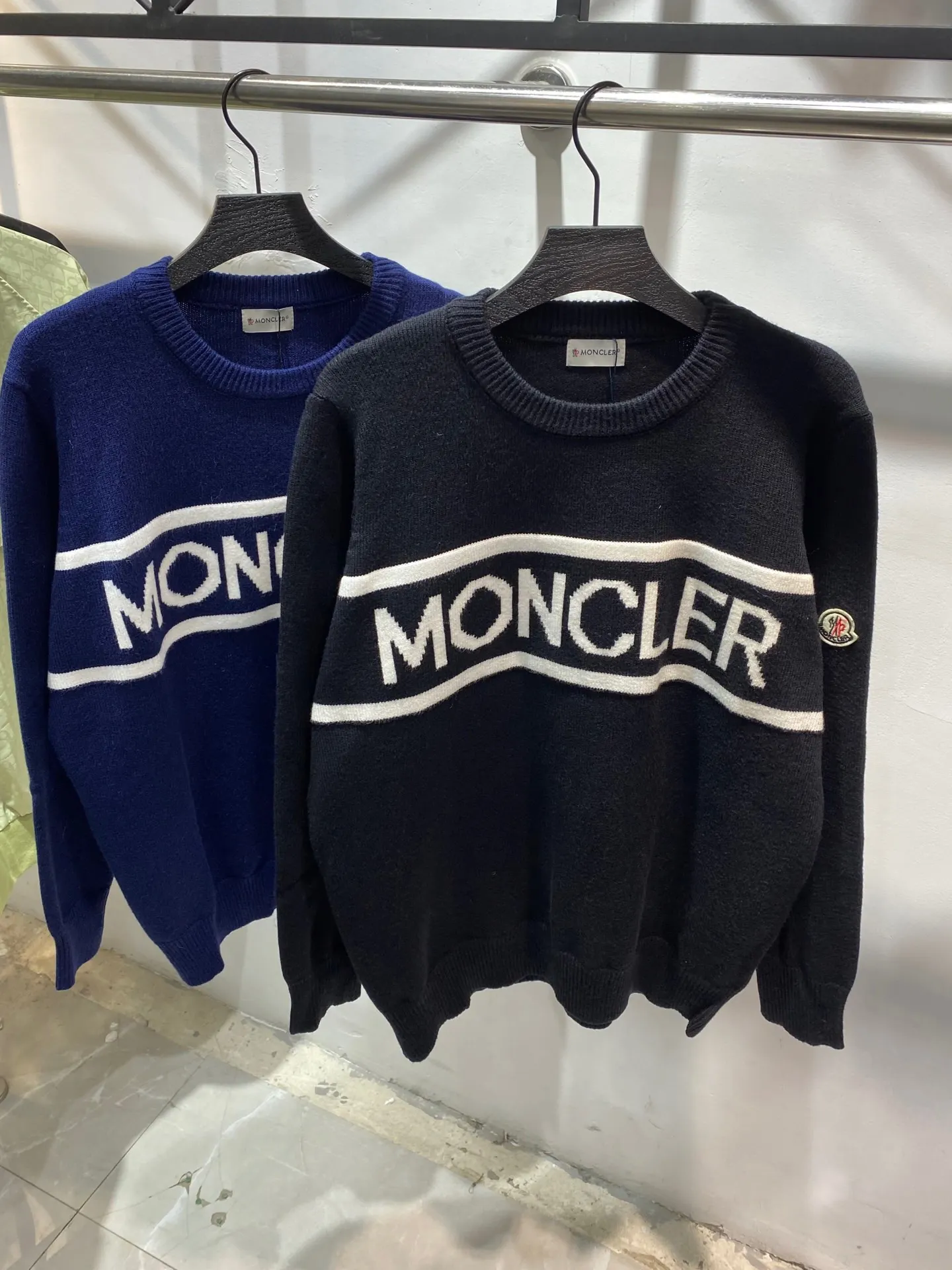 Logo-Intarsia Virgin Wool-Blend Sweater D18513841 — view 8