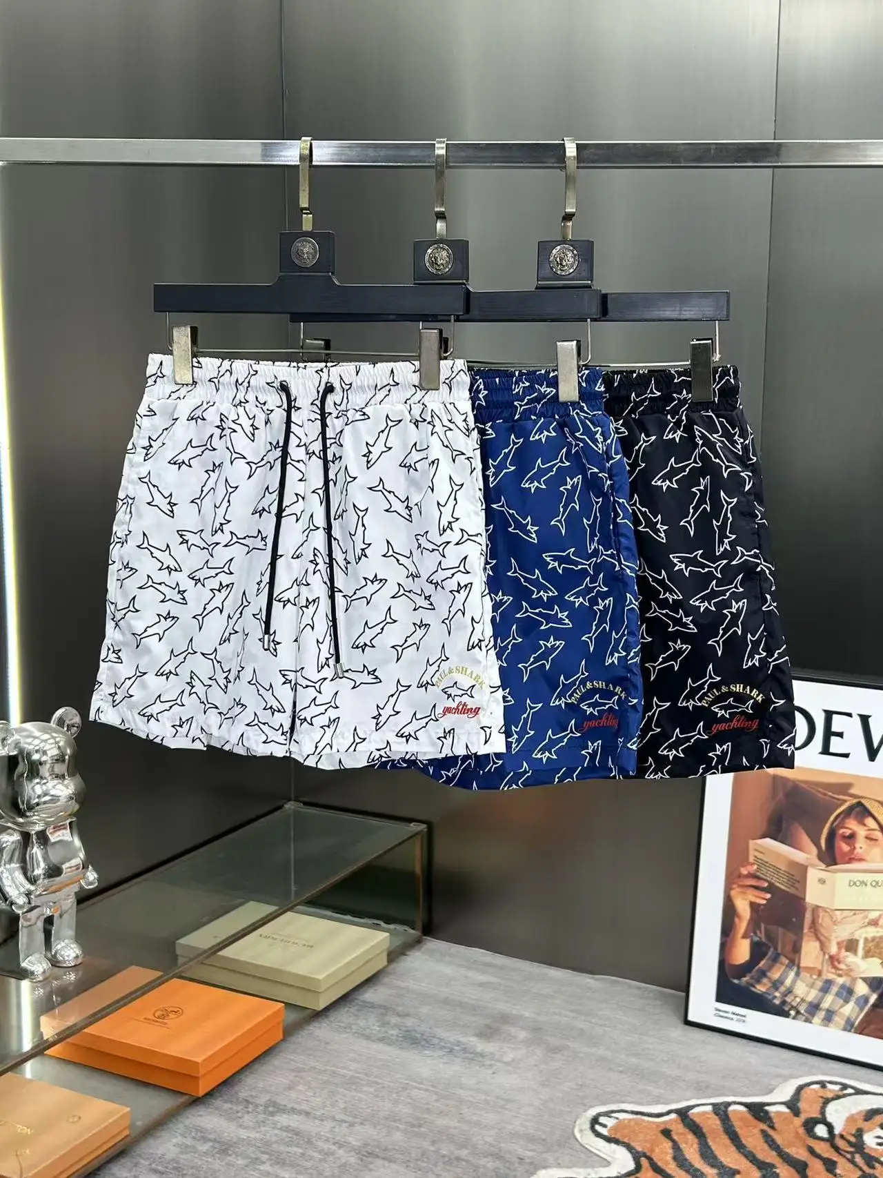 Logo-Print Quick-Dry Swim Shorts D18512385 — view 9