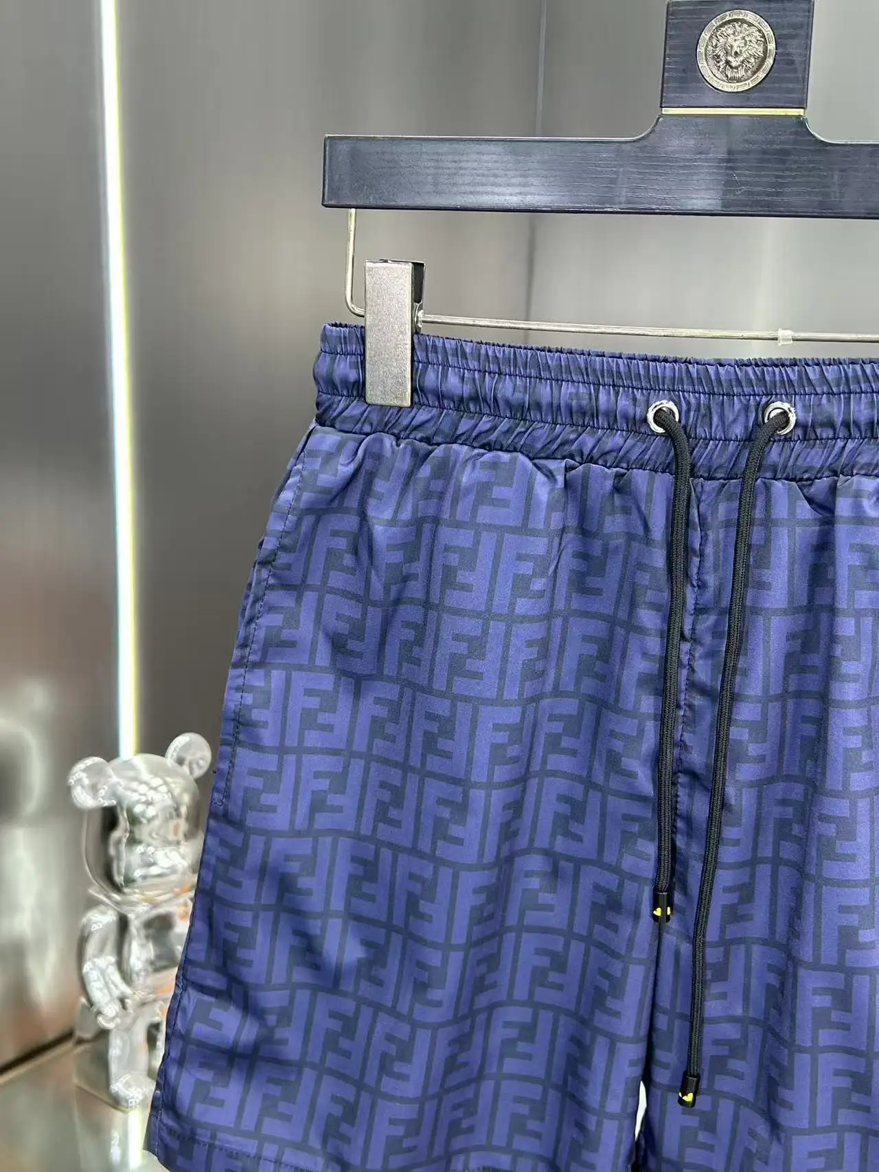 Monogram Print Technical Fabric Shorts D18512388 — view 7