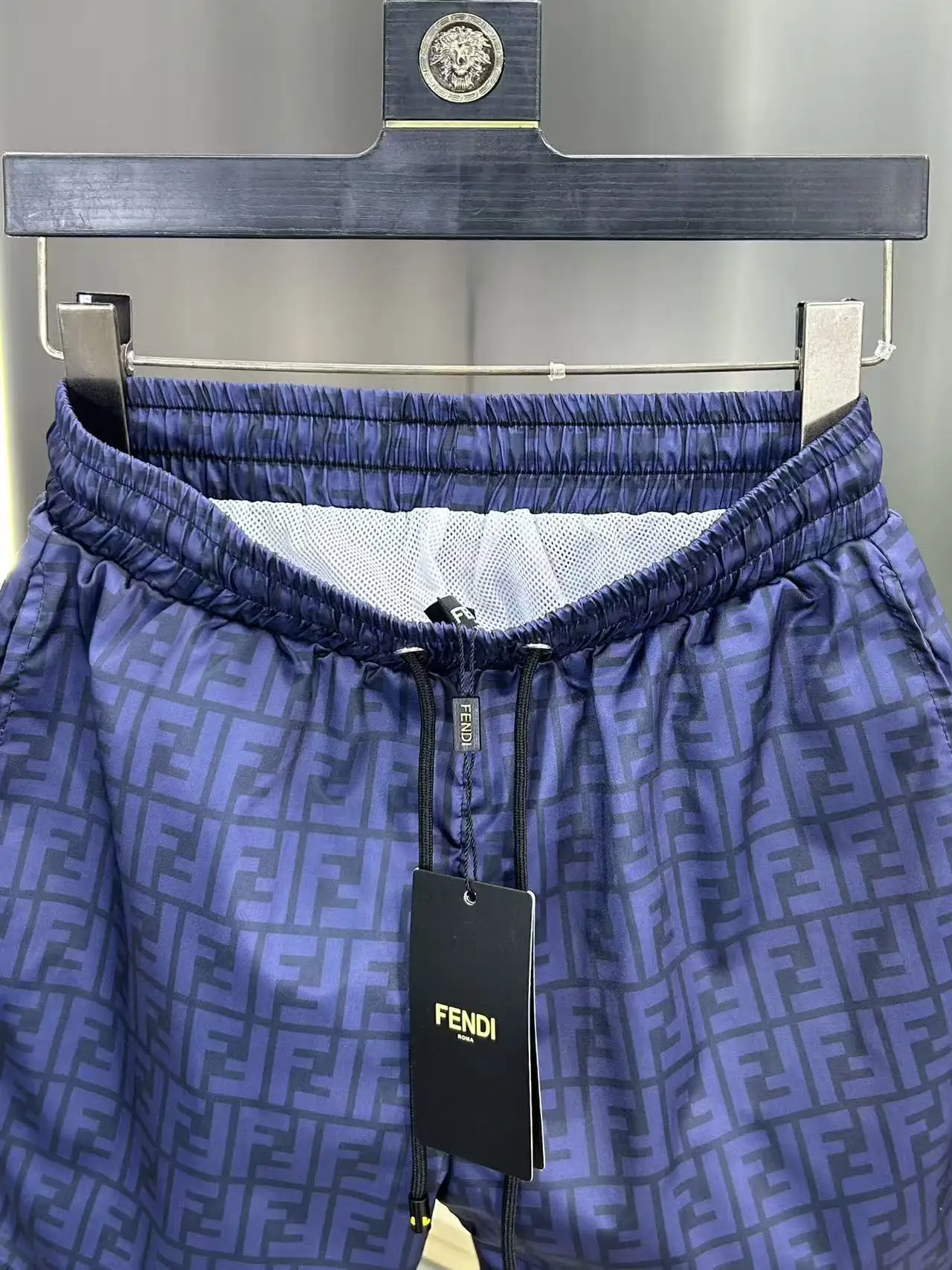 Monogram Print Technical Fabric Shorts D18512388 — view 8