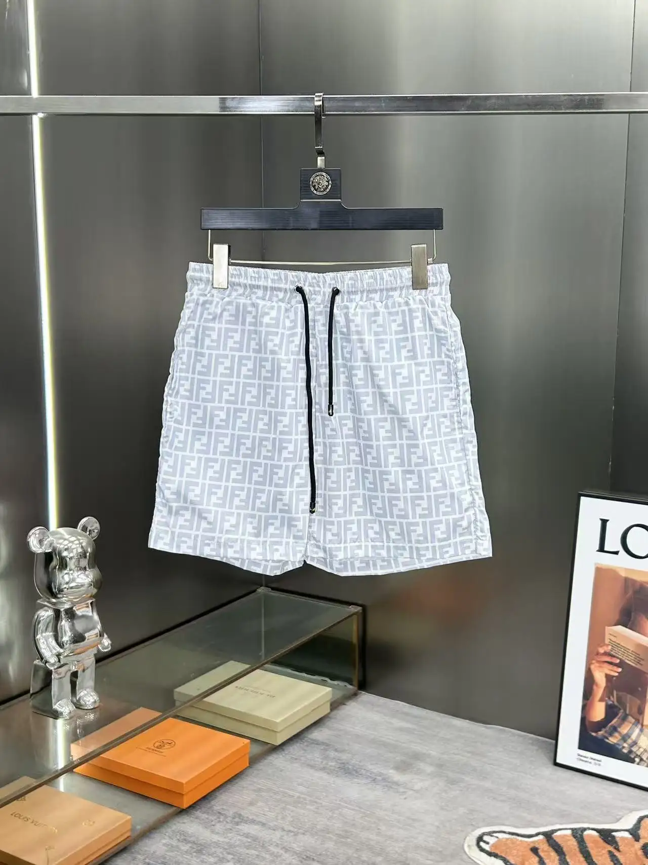 FF Monogram Quick-Dry Swim Shorts D18512387
