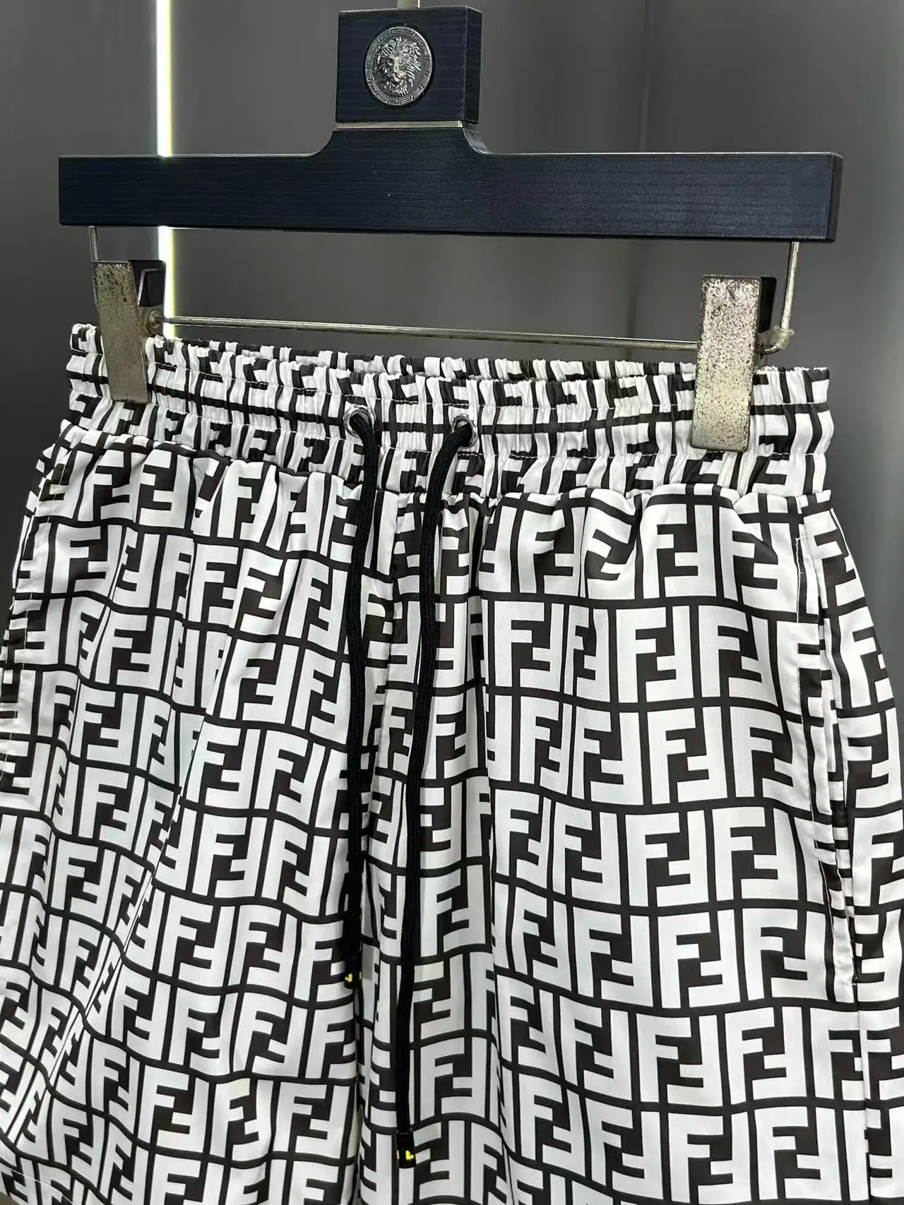 Monogram Print Technical Fabric Shorts D18512389 — view 3