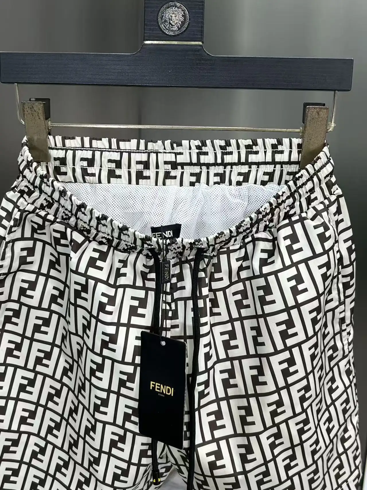 Monogram Print Technical Fabric Shorts D18512389 — view 5