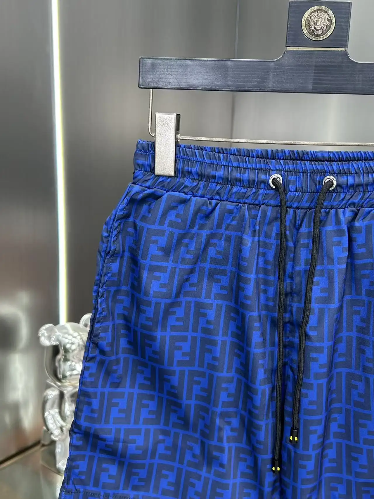Monogram Print Technical Fabric Shorts D18512386 — view 4