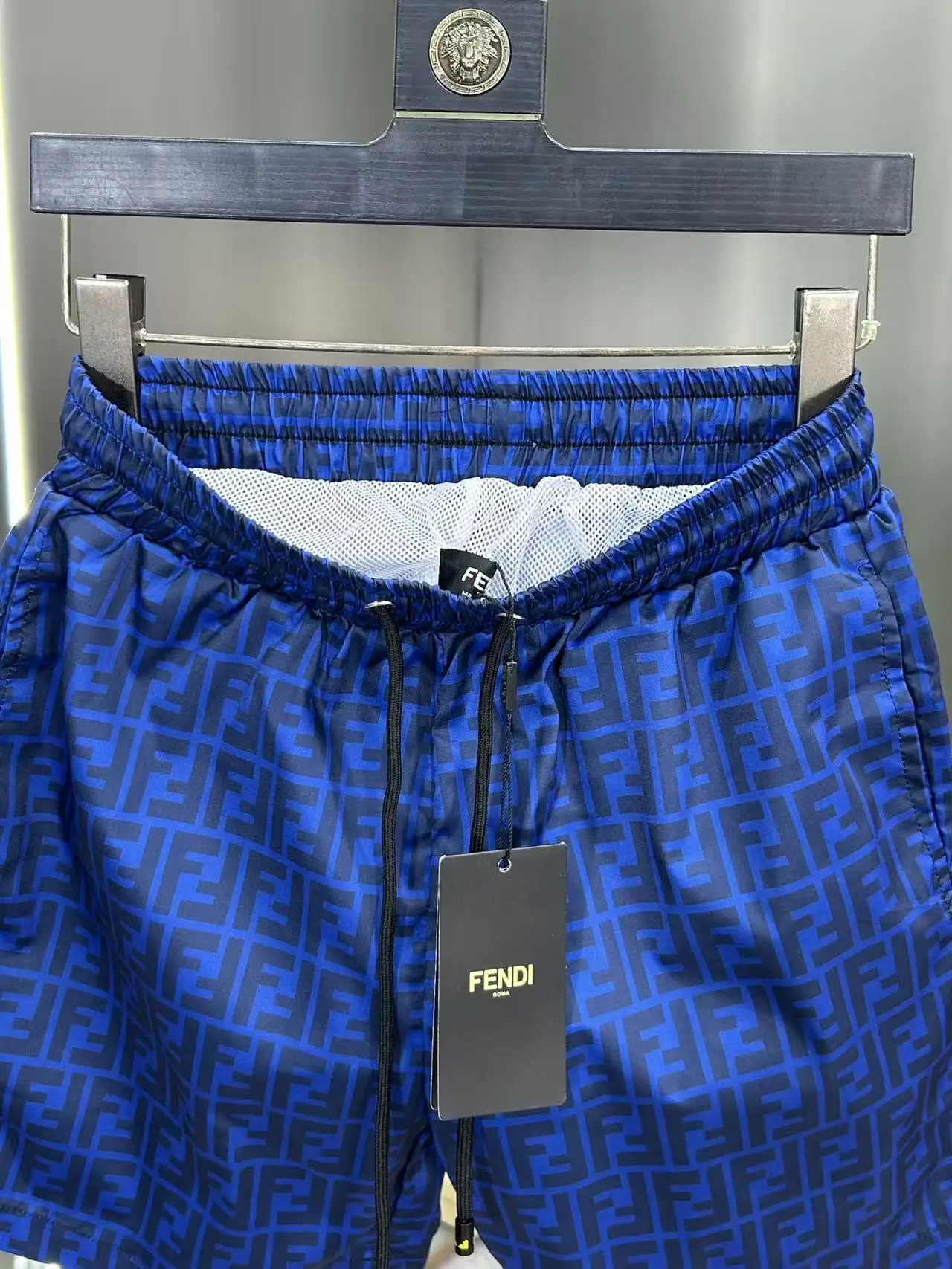 Monogram Print Technical Fabric Shorts D18512386 — view 6