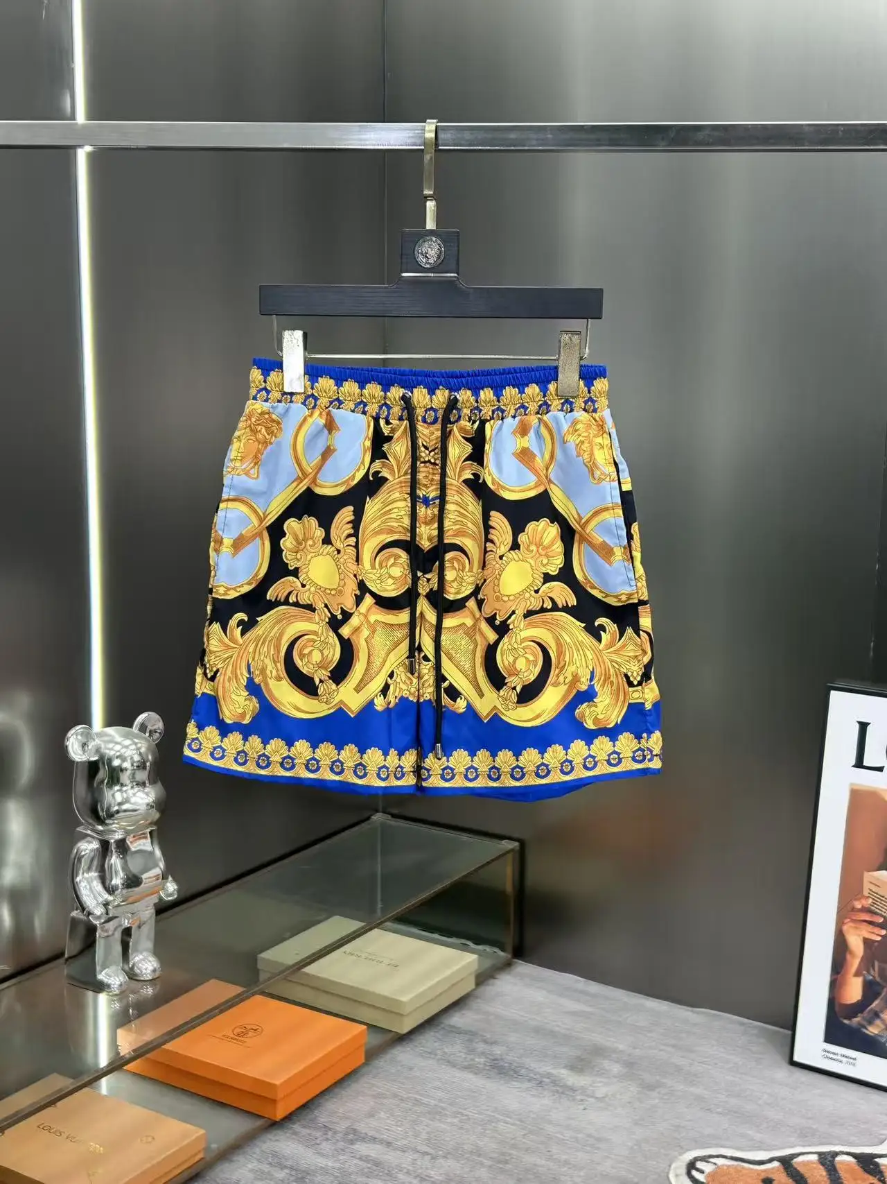 Baroque Print Technical Swim Shorts D18512393