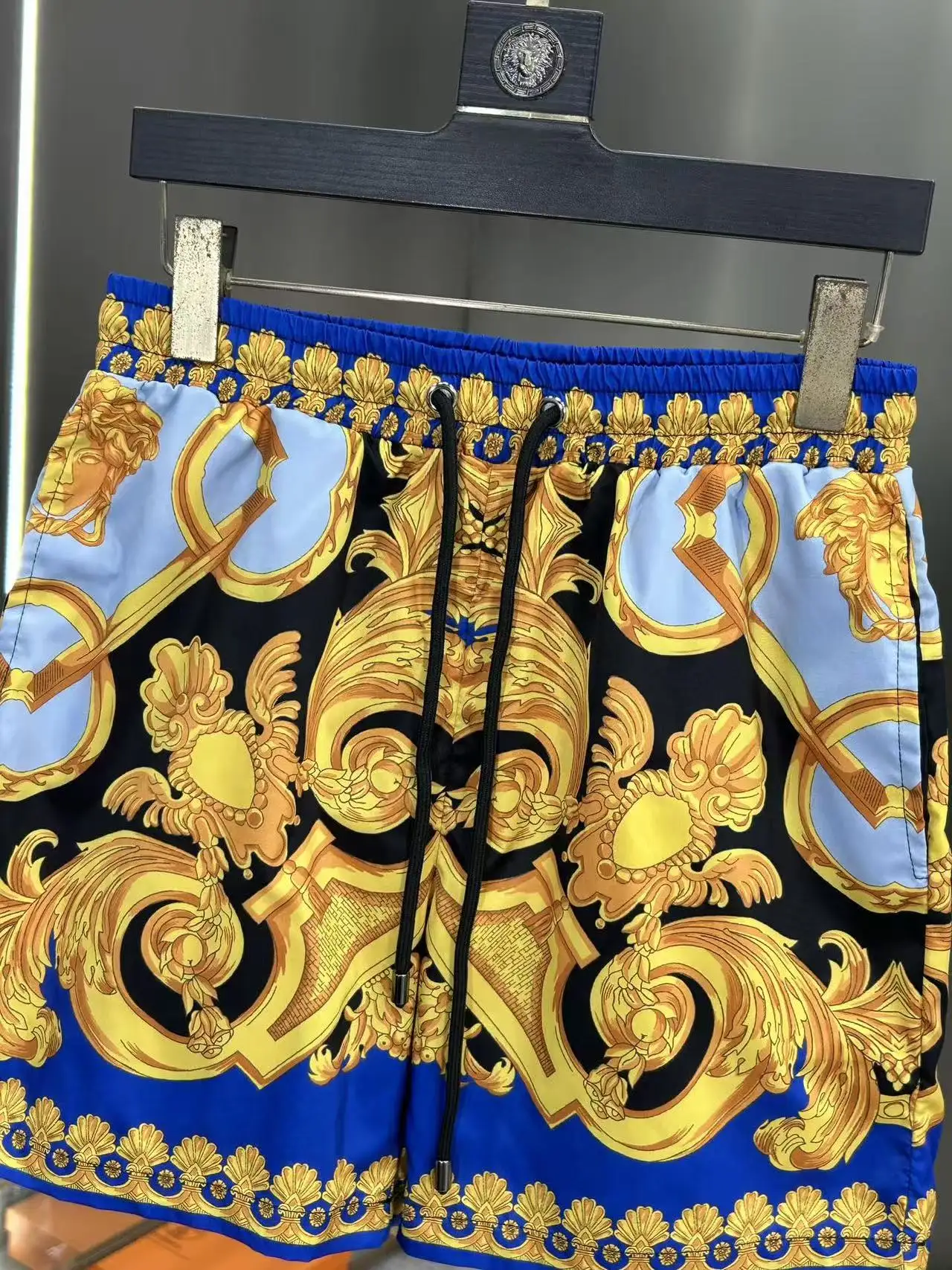 Baroque Print Technical Swim Shorts D18512393 — view 3