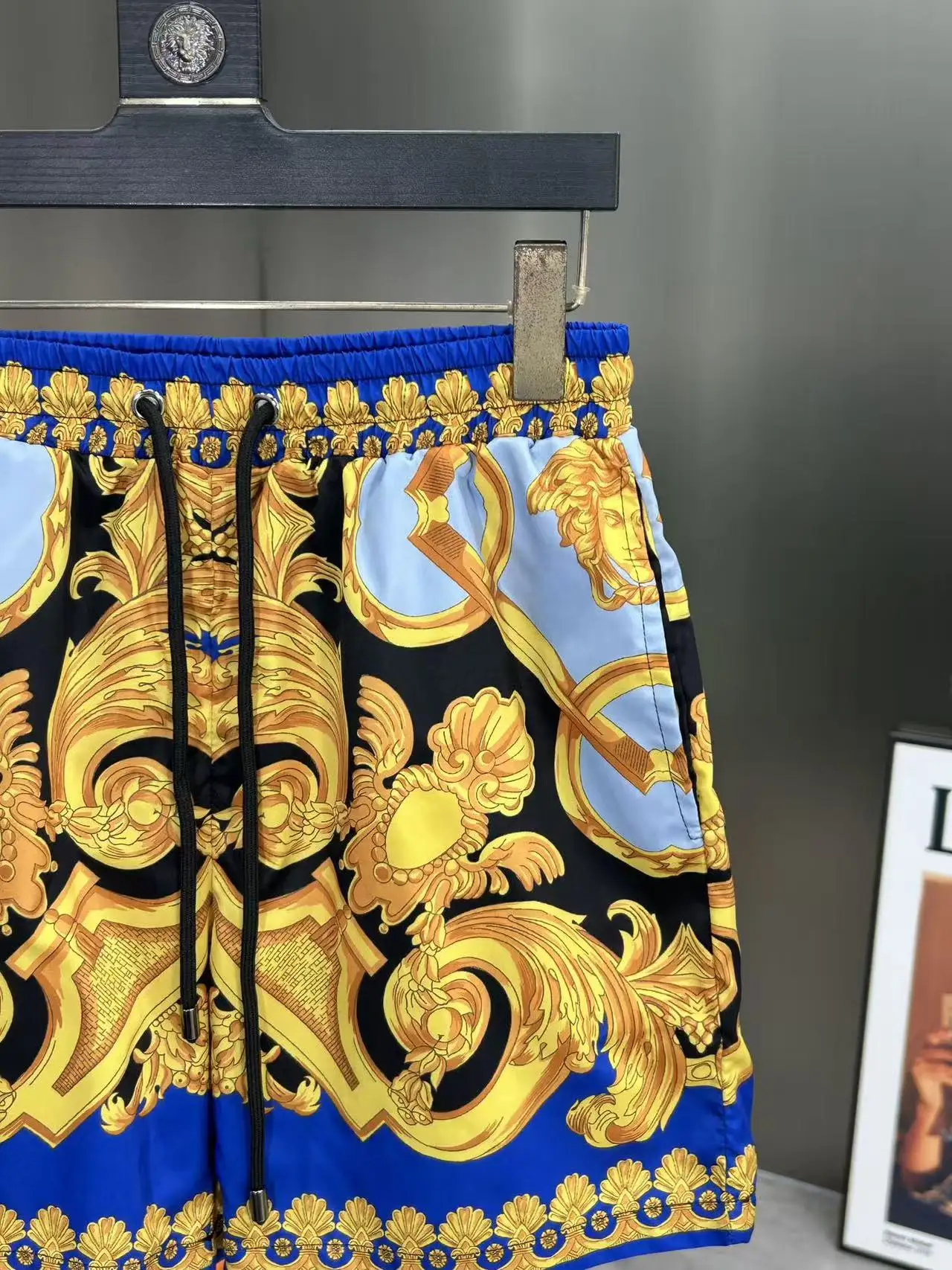 Baroque Print Technical Swim Shorts D18512393 — view 4