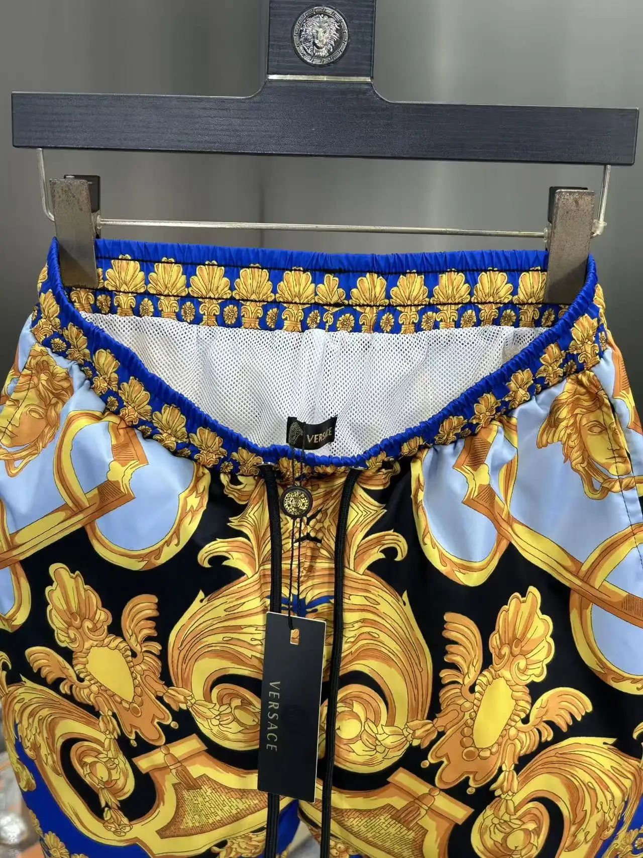Baroque Print Technical Swim Shorts D18512393 — view 8
