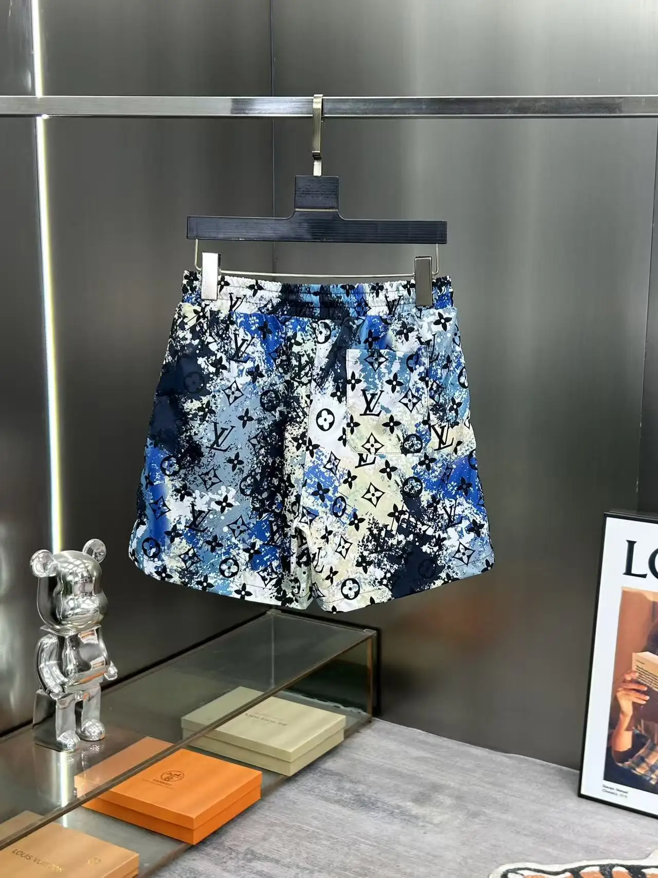 Monogram Print Quick-Dry Swim Shorts D18512381 — view 2
