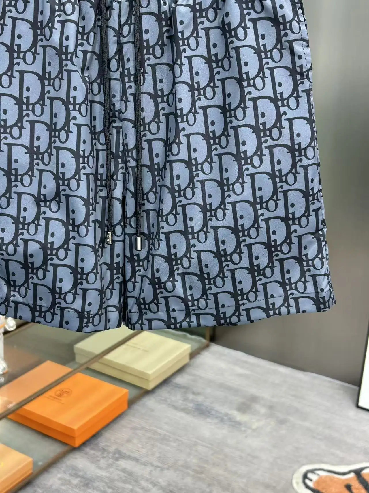 Oblique Monogram Technical Fabric Shorts D18512394 — view 8