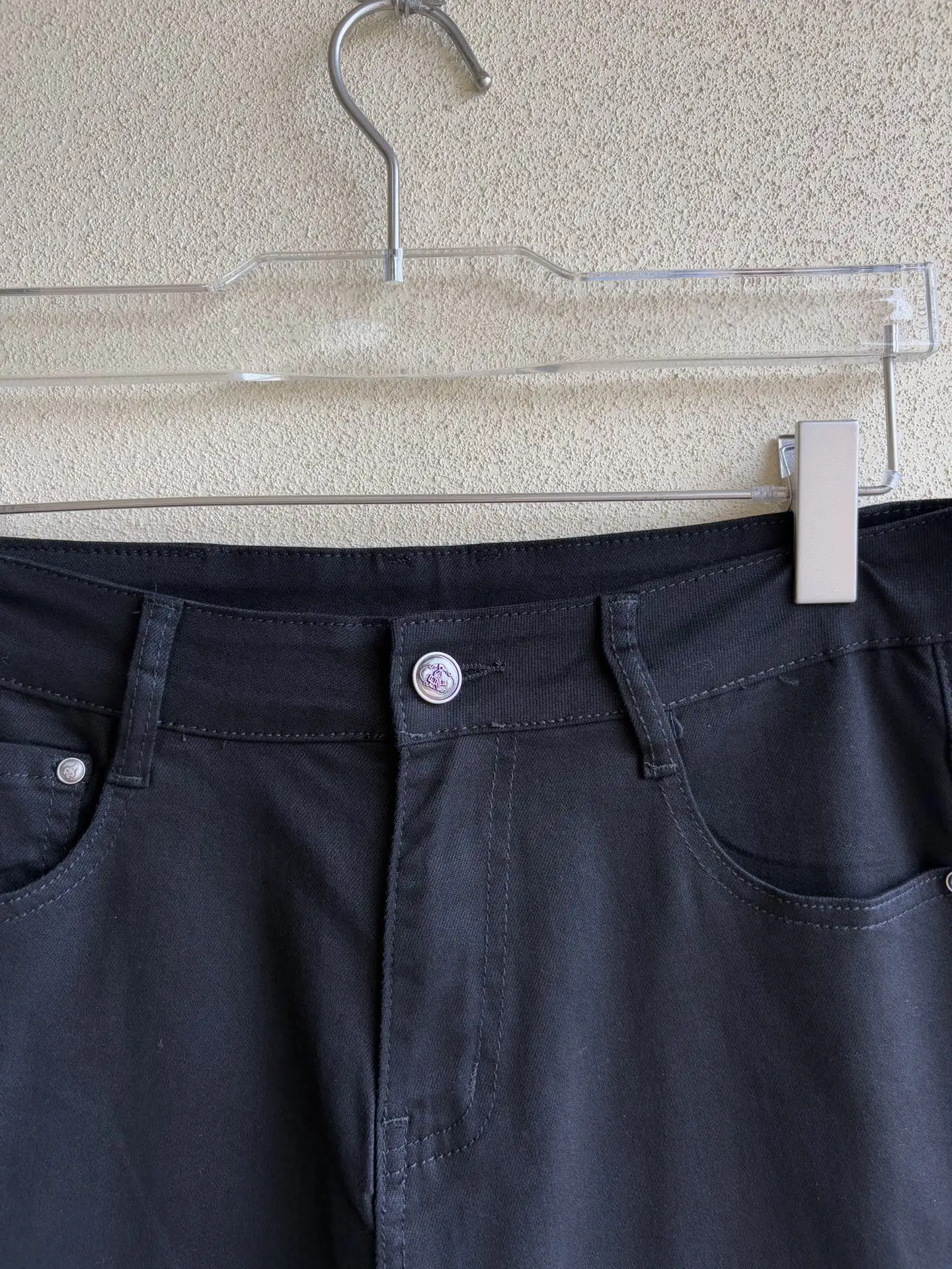 Logo-Badge Slim-Fit Black Jeans D19019054 — view 5