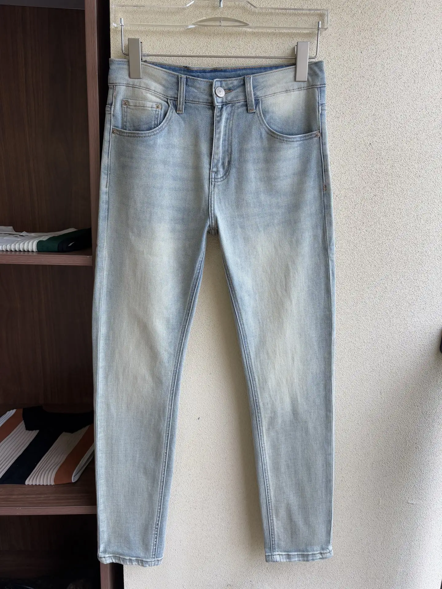 Zegna Slim-Fit Light Wash Jeans D19019064 — view 2