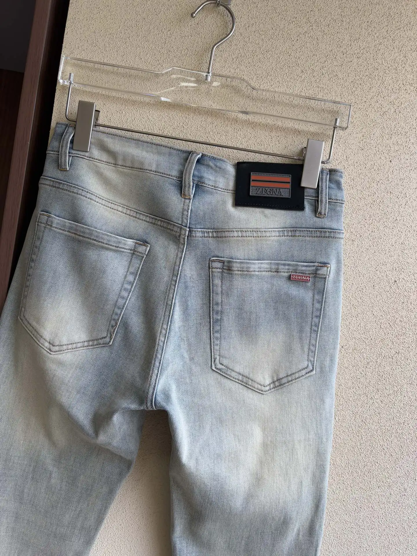 Zegna Slim-Fit Light Wash Jeans D19019064 — view 8