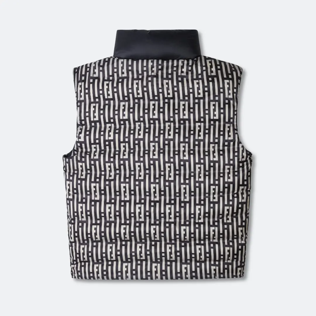 Reversible FF Stripes Down-Filled Gilet D19021653 — view 2