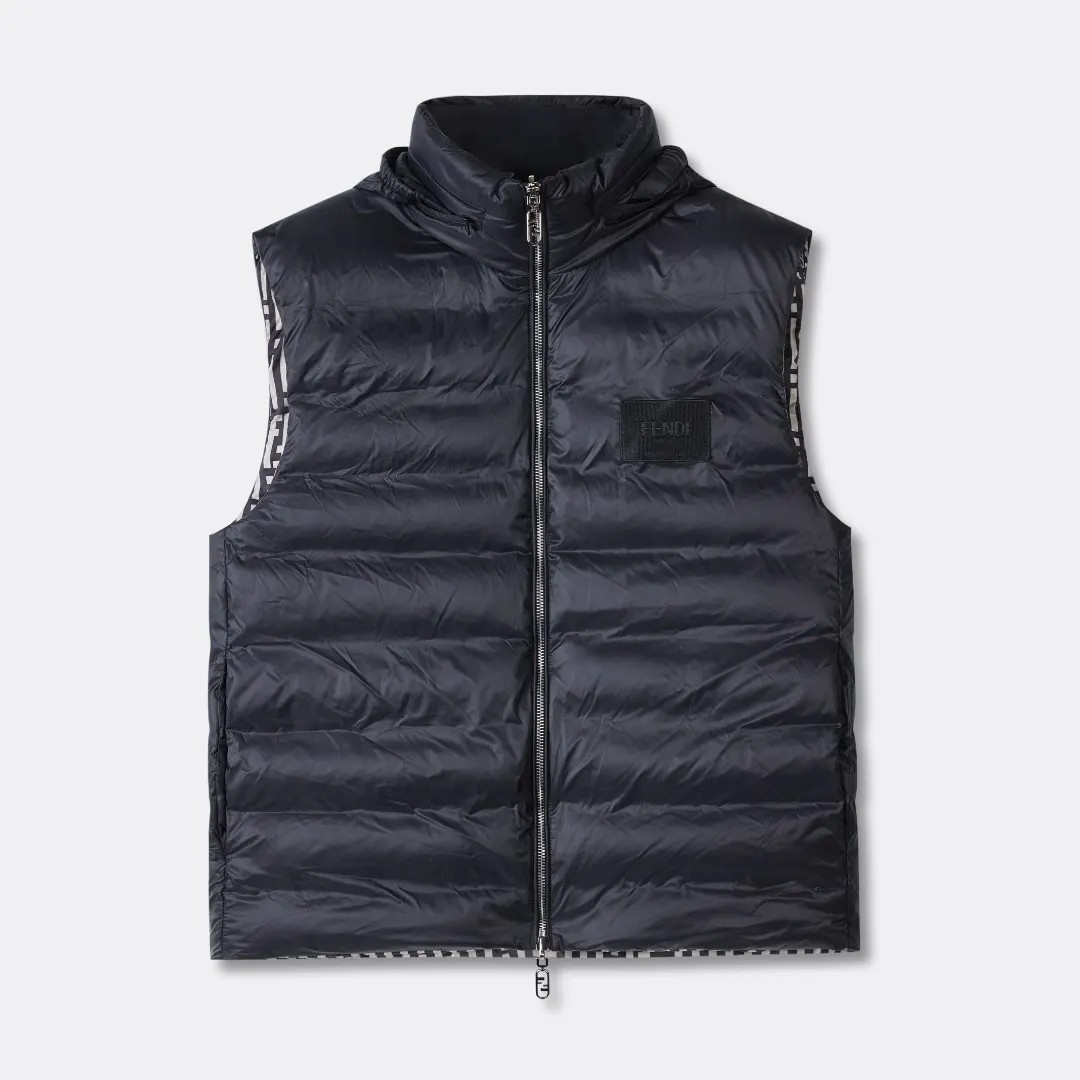 Reversible FF Stripes Down-Filled Gilet D19021652
