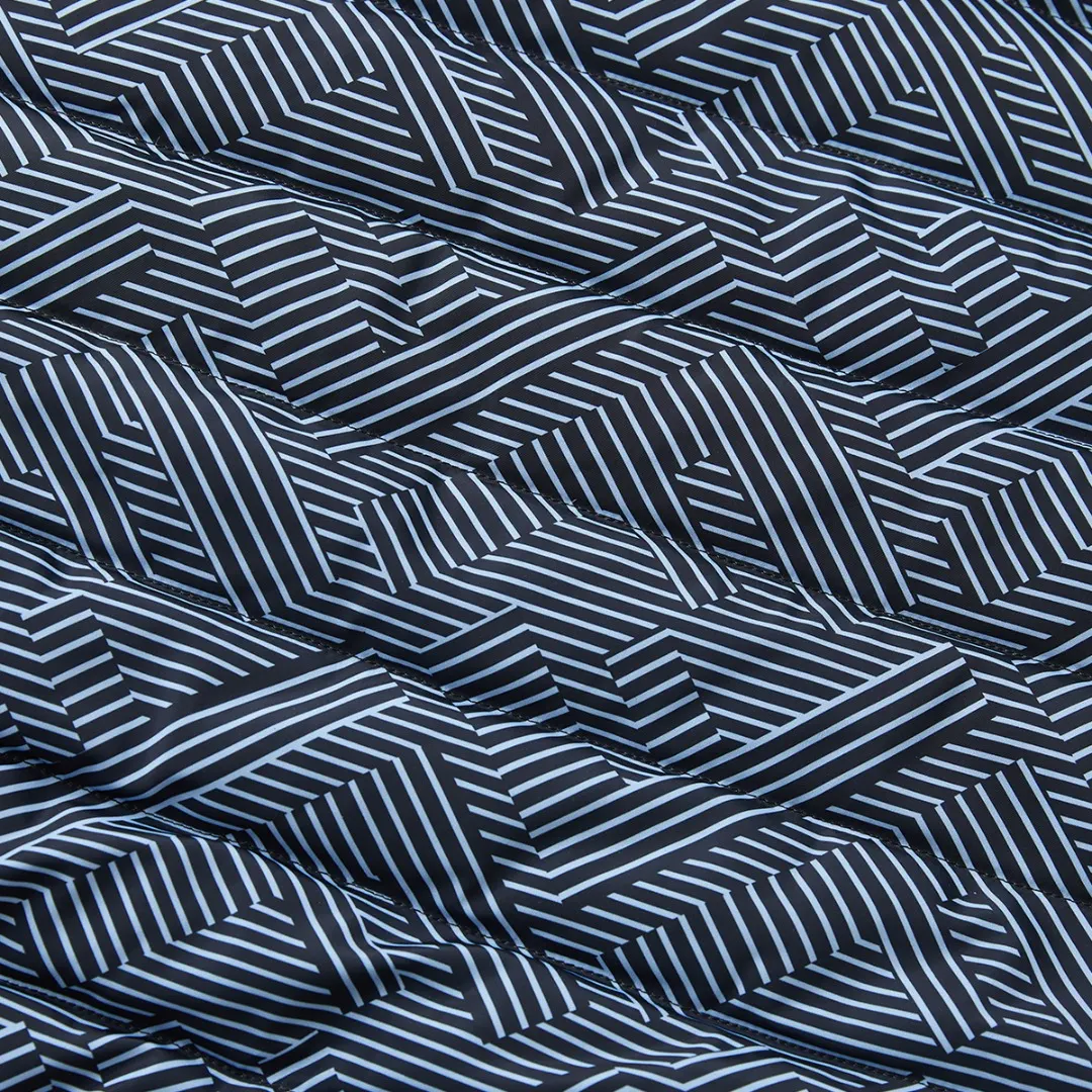 FF Pattern Hooded Puffer Jacket D19021651 — view 9