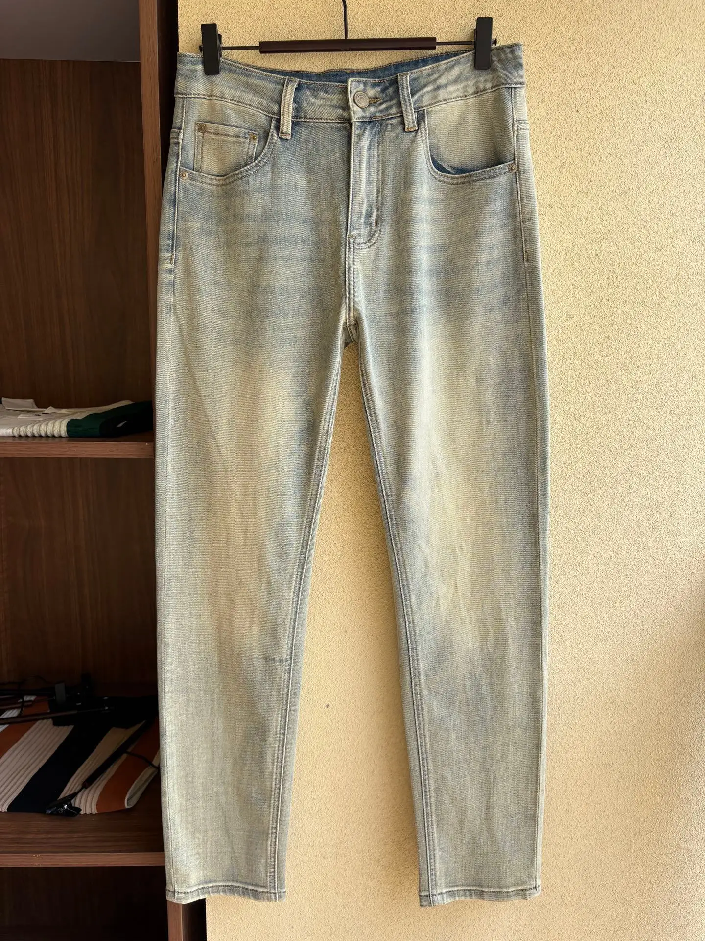 Gancini Logo Patch Slim-Fit Jeans D19019069 — view 2