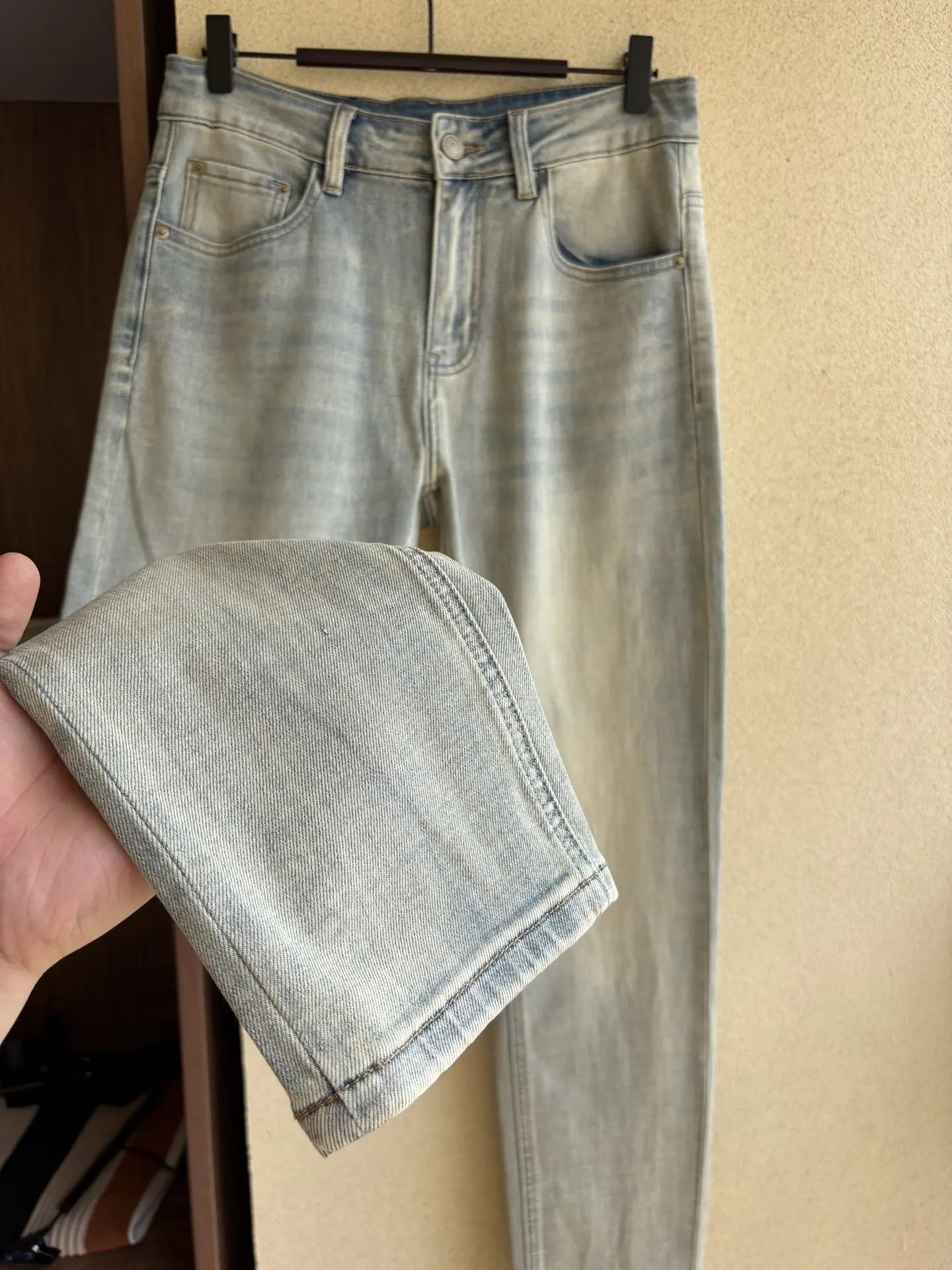 Gancini Logo Patch Slim-Fit Jeans D19019069 — view 7