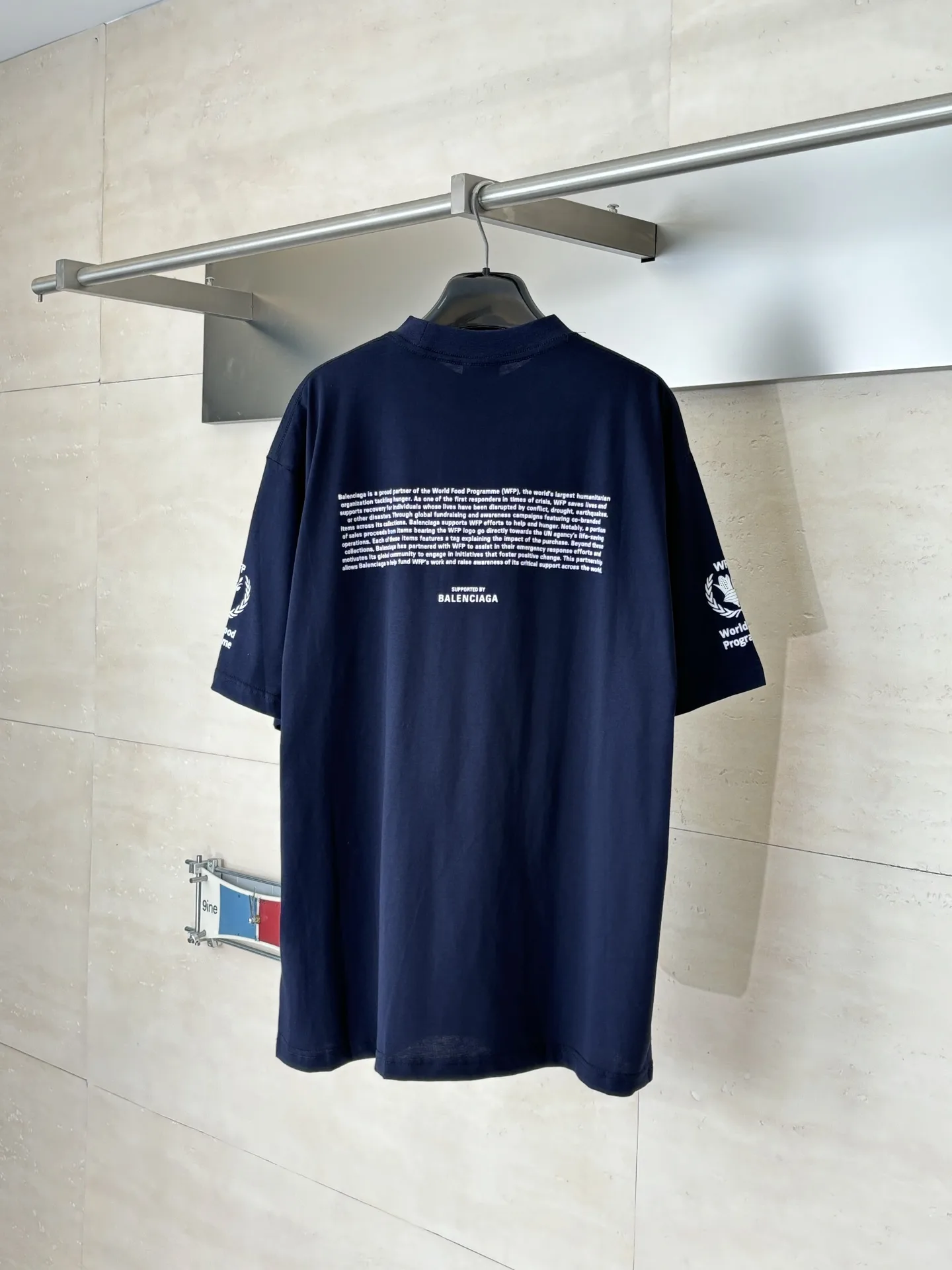 WFP Logo Oversized Cotton T-Shirt D19018641 — view 2