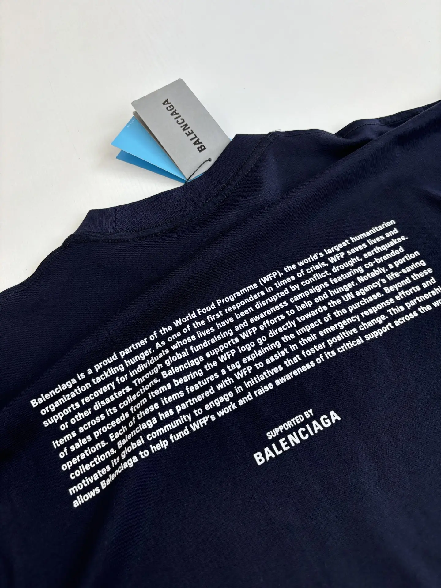 WFP Logo Oversized Cotton T-Shirt D19018641 — view 9