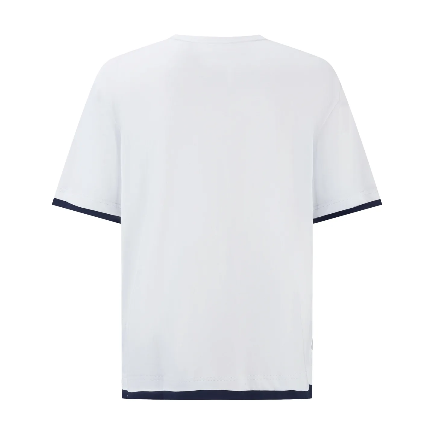 FF Logo Embroidered Layered Cotton T-Shirt D19022379 — view 2