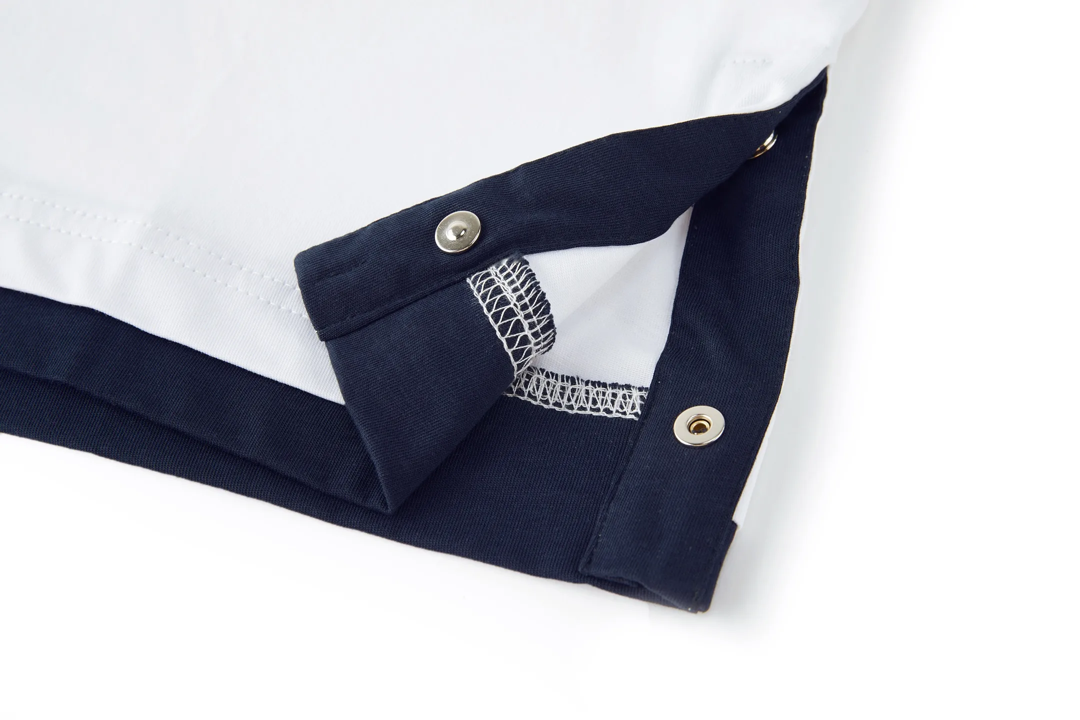FF Logo Embroidered Layered Cotton T-Shirt D19022379 — view 7