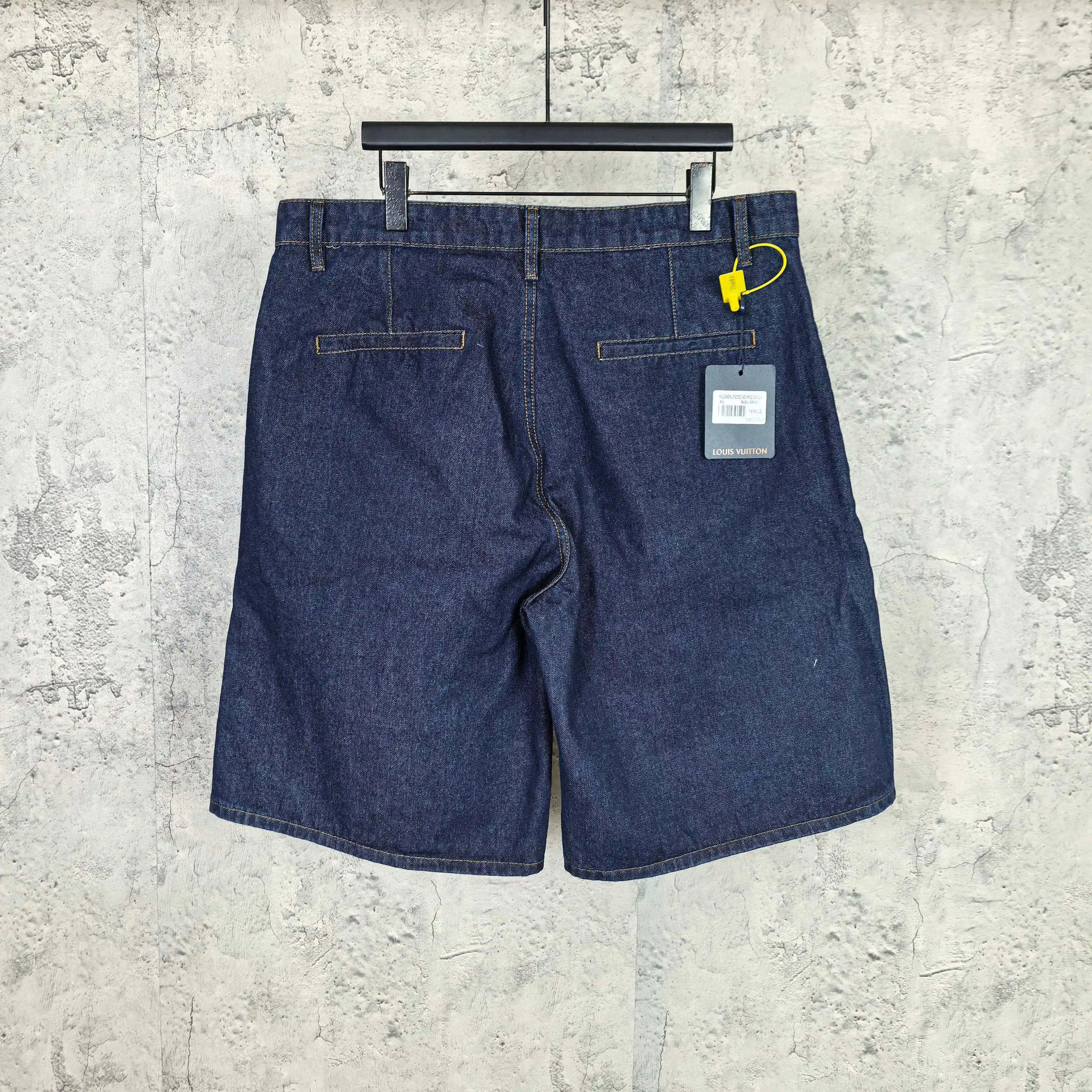 Logo-Embroidered Washed Denim Shorts D19024505 — view 2