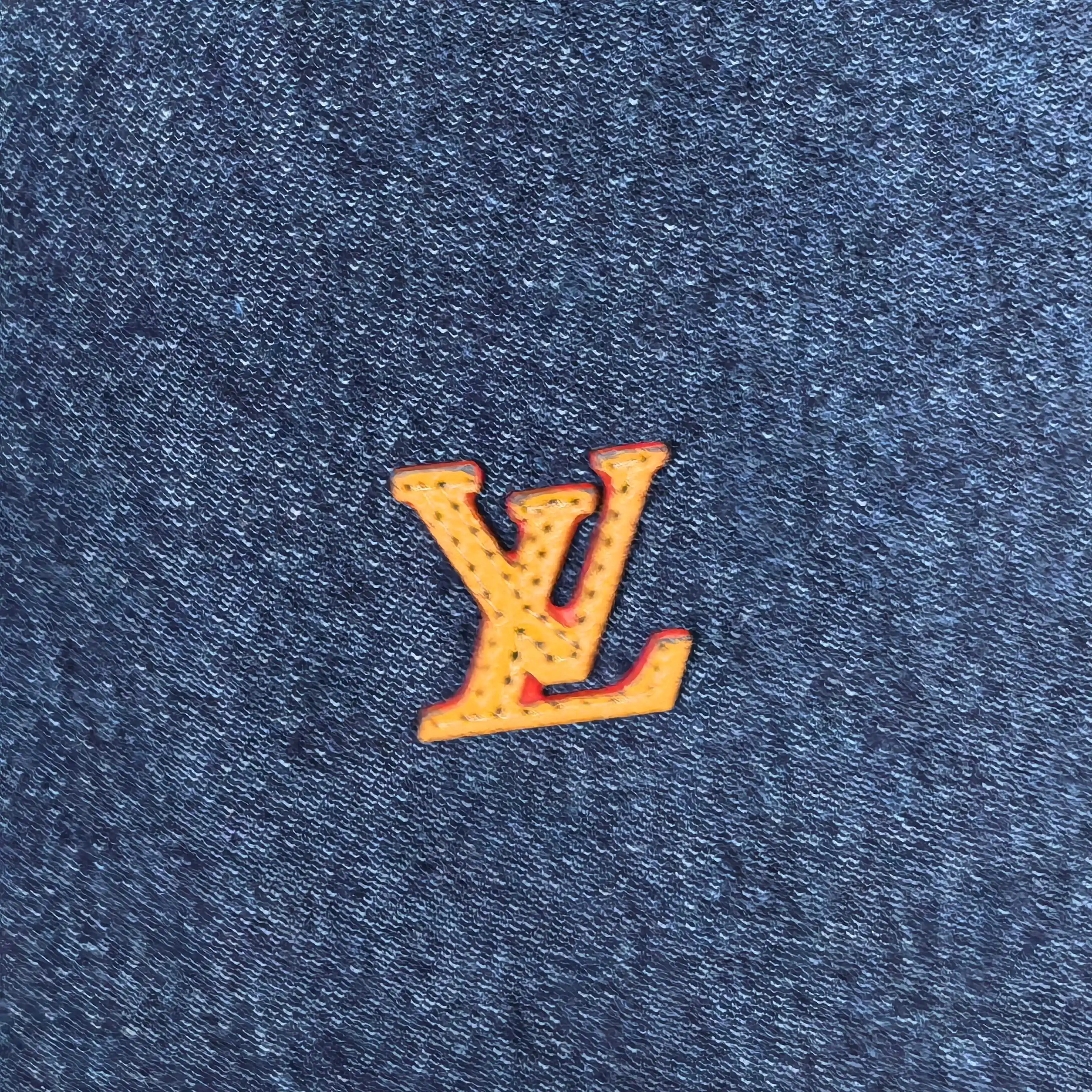 Logo-Embroidered Washed Denim Shorts D19024505 — view 8