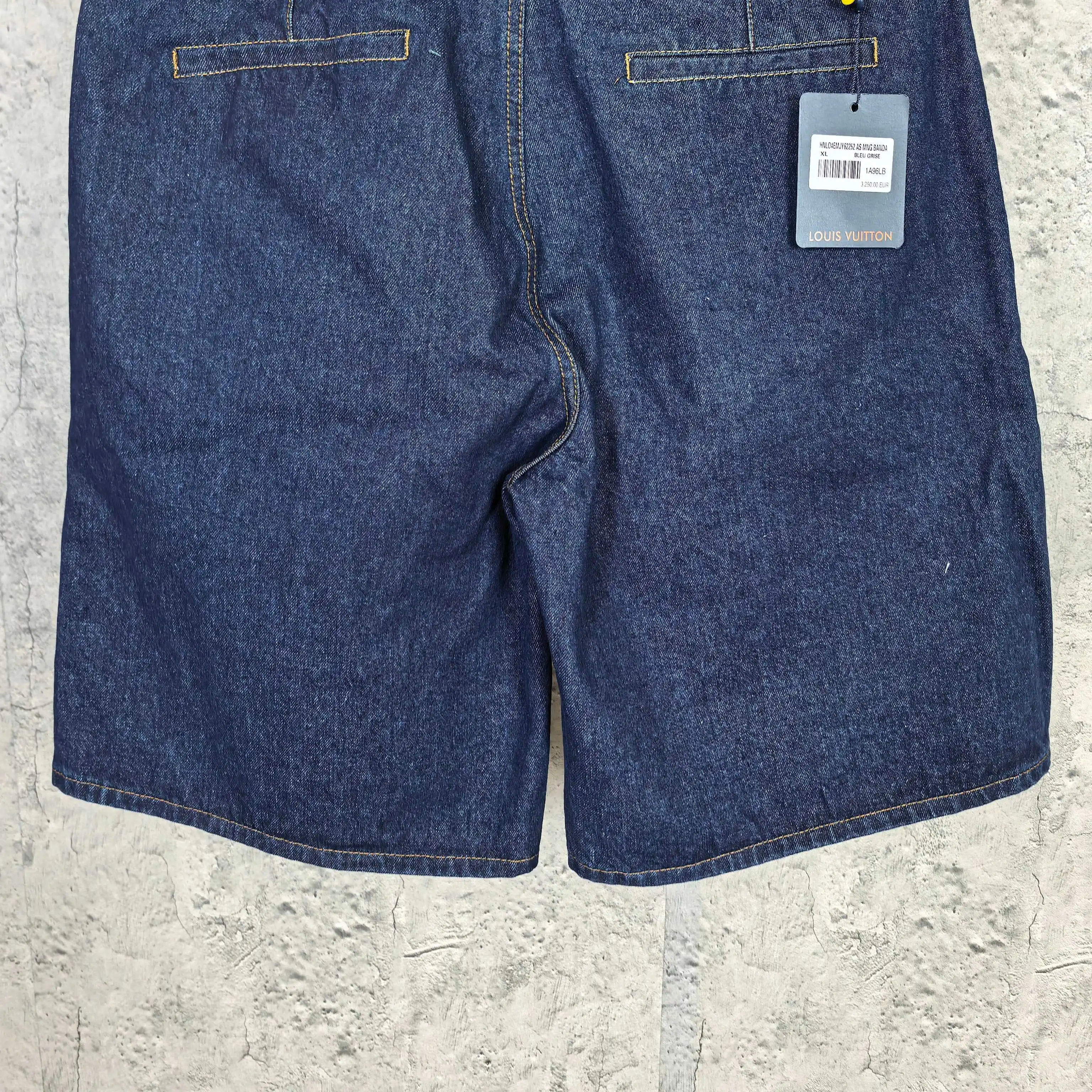 Logo-Embroidered Washed Denim Shorts D19024505 — view 11