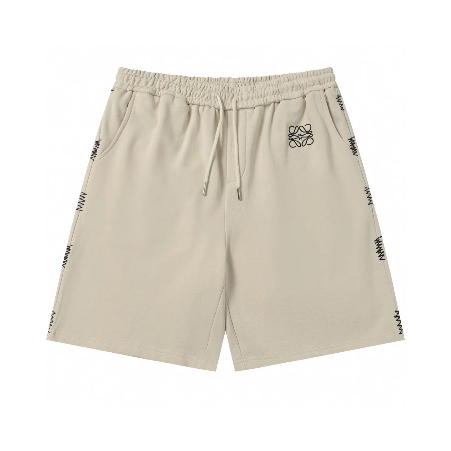 Embroidered Logo Drawstring Shorts D19013209
