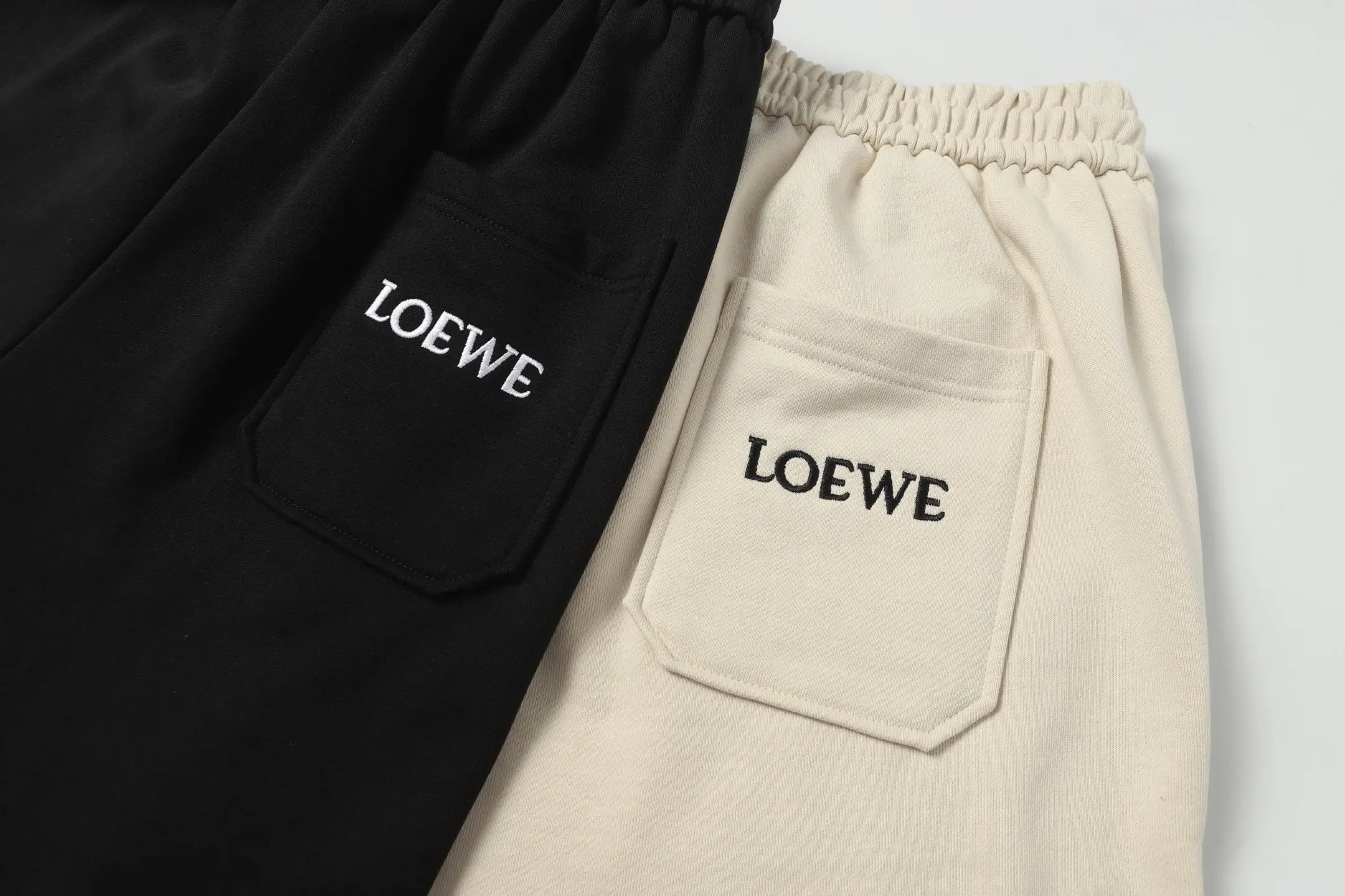 Embroidered Logo Drawstring Shorts D19013209 — view 9
