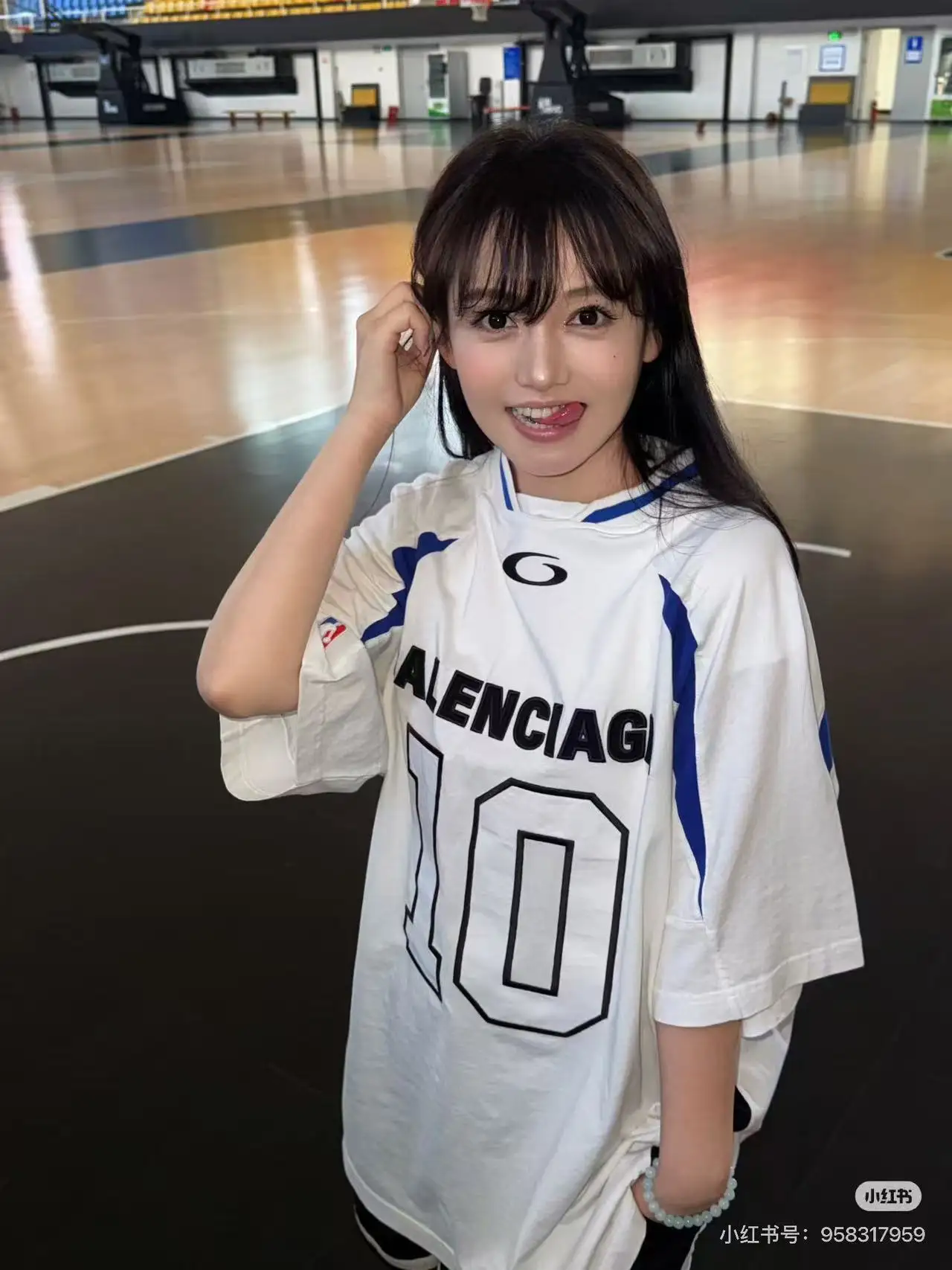 Balenciaga x NBA Embroidered Jersey T-Shirt D19020028 — view 5