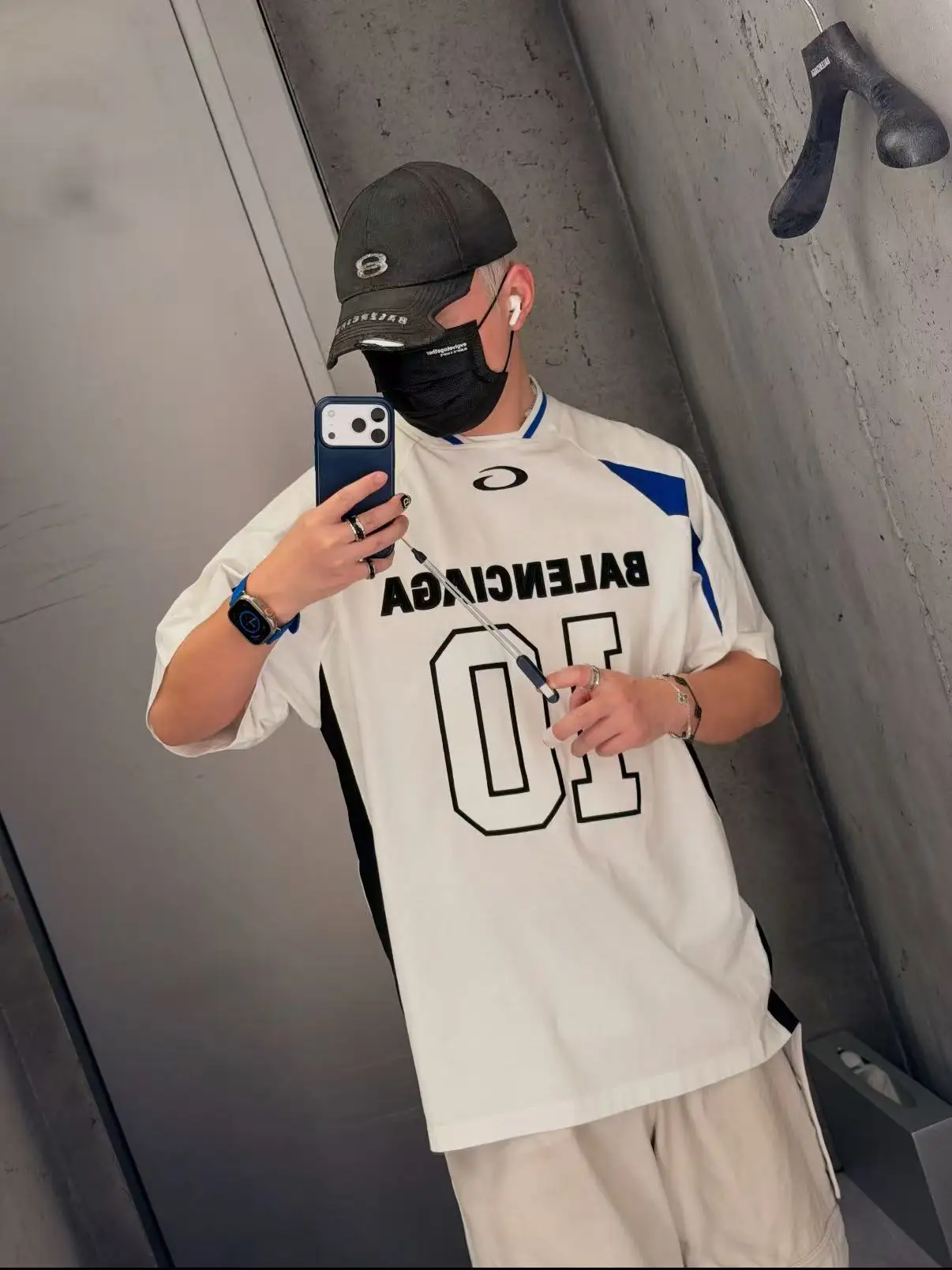 Balenciaga x NBA Embroidered Jersey T-Shirt D19020028 — view 9