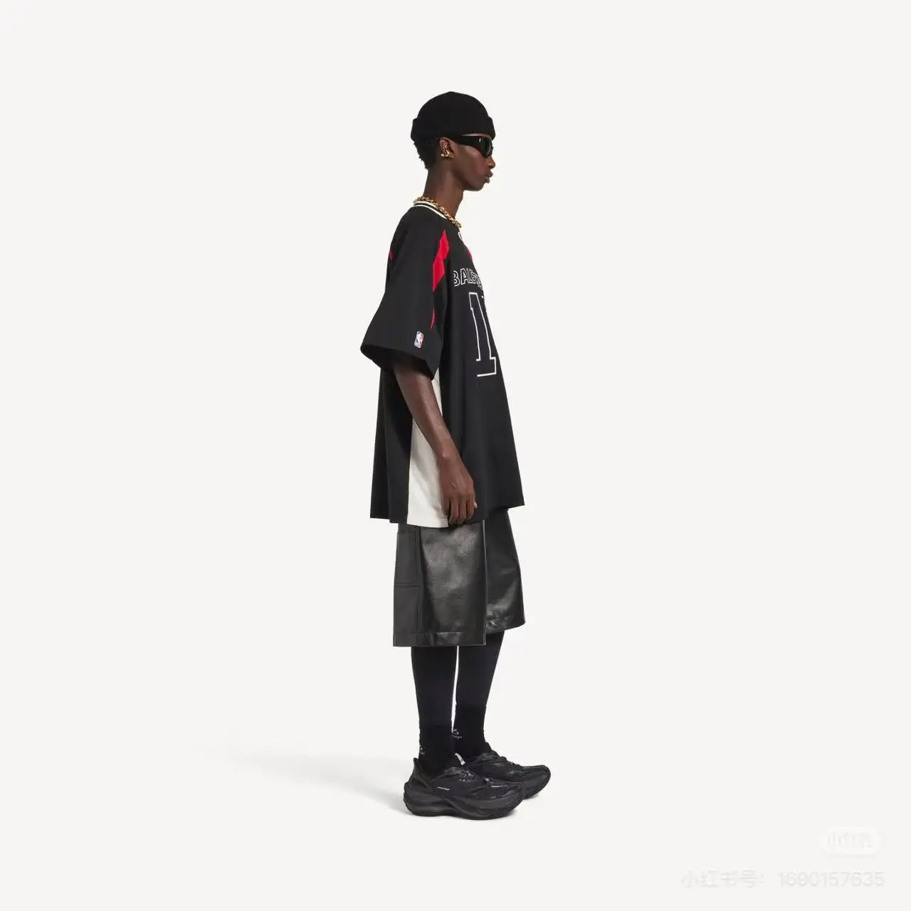 Oversized Embroidered Jersey T-Shirt D19020027 — view 2