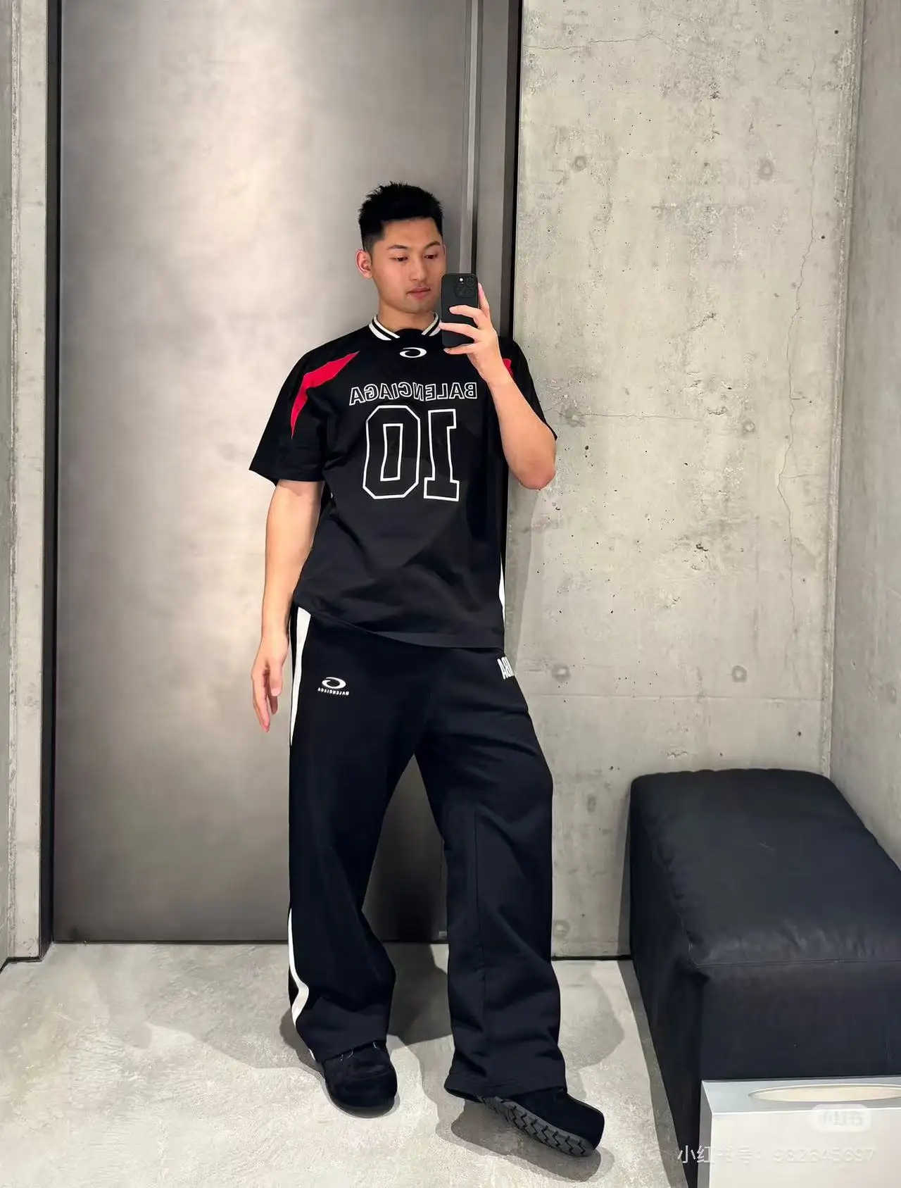 Oversized Embroidered Jersey T-Shirt D19020027 — view 8
